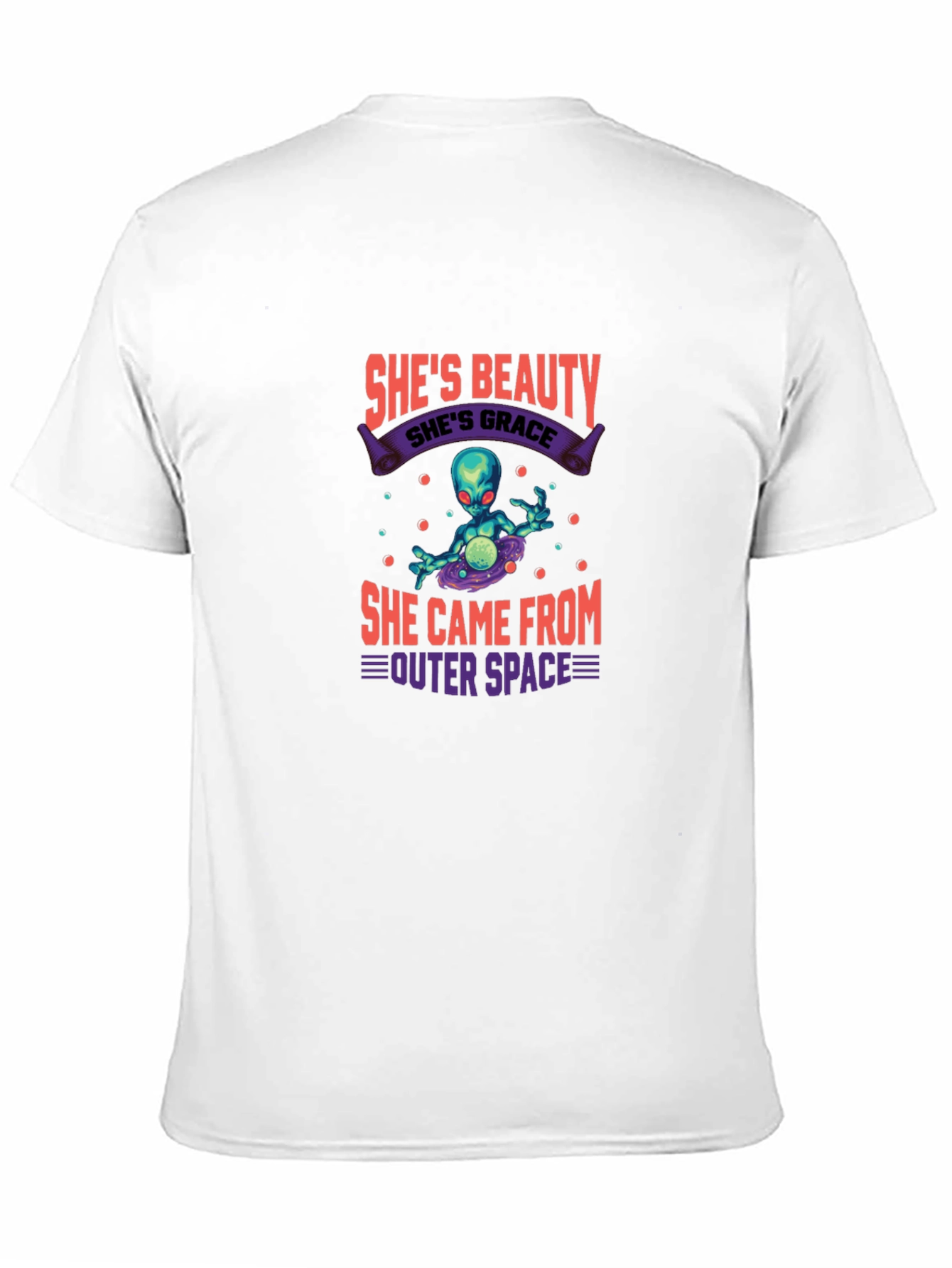 Shes Beauty Shes Grace Alien Graphic Tee