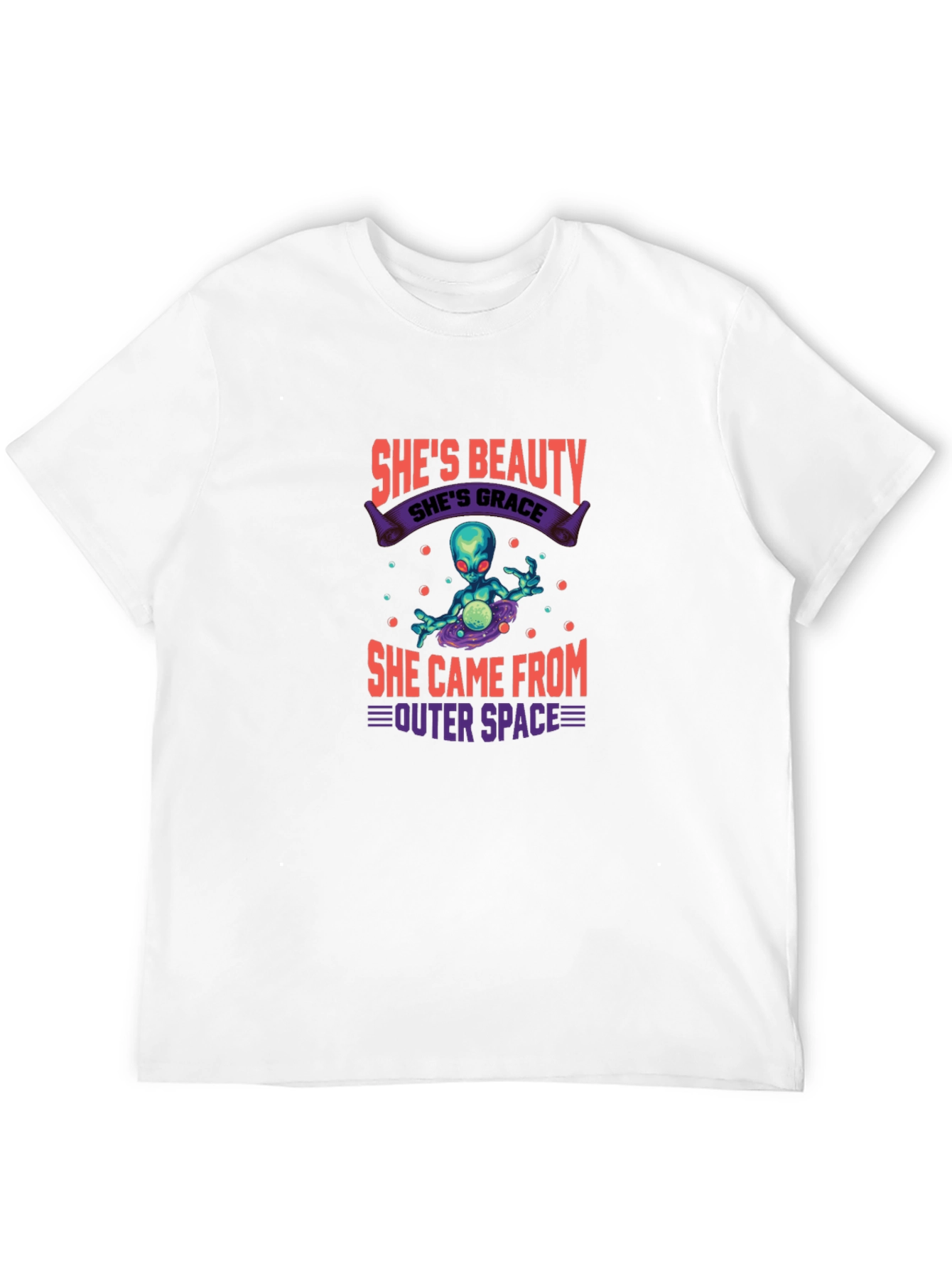 Shes Beauty Shes Grace Alien Graphic Tee