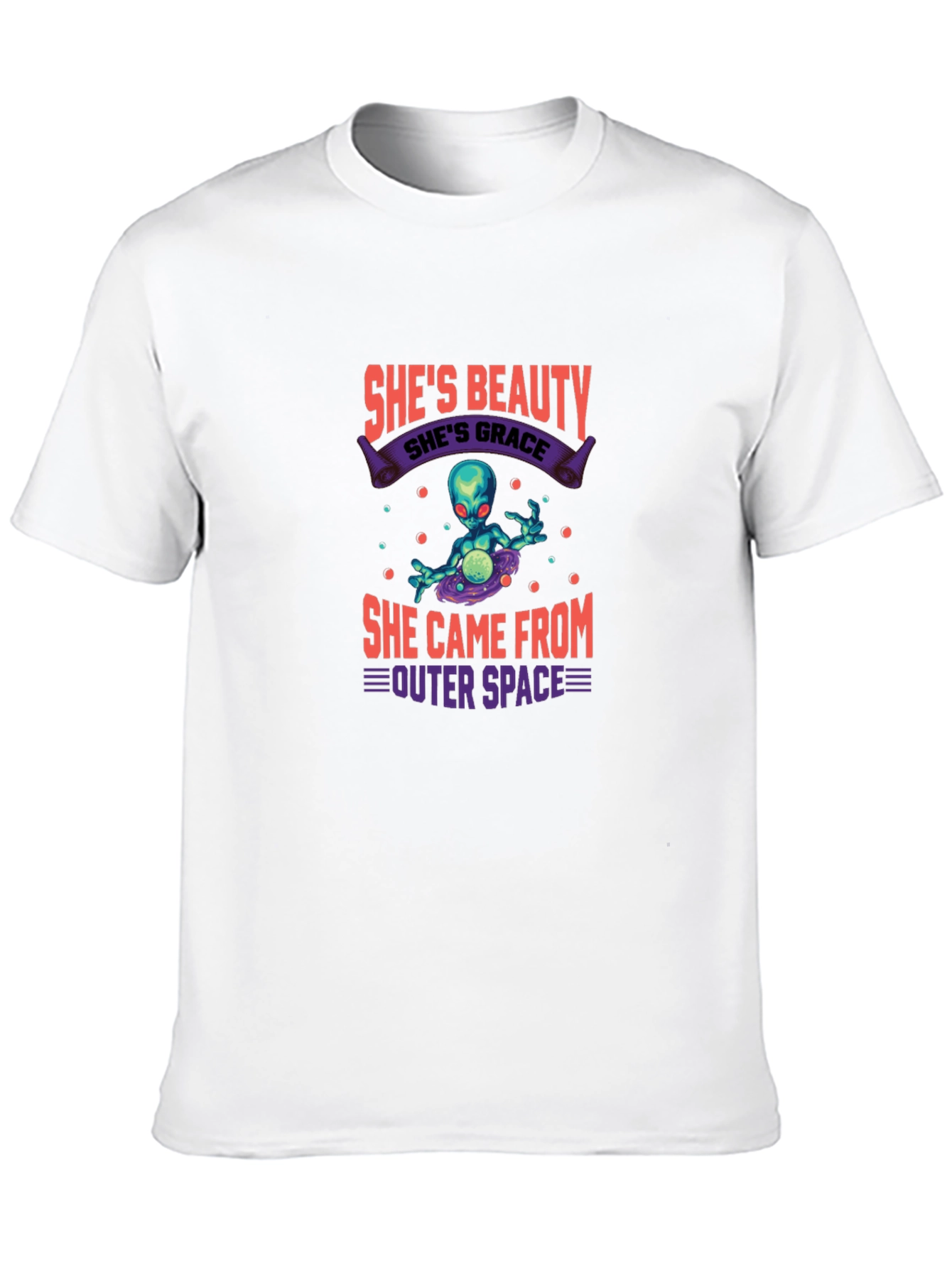 Shes Beauty Shes Grace Alien Graphic Tee