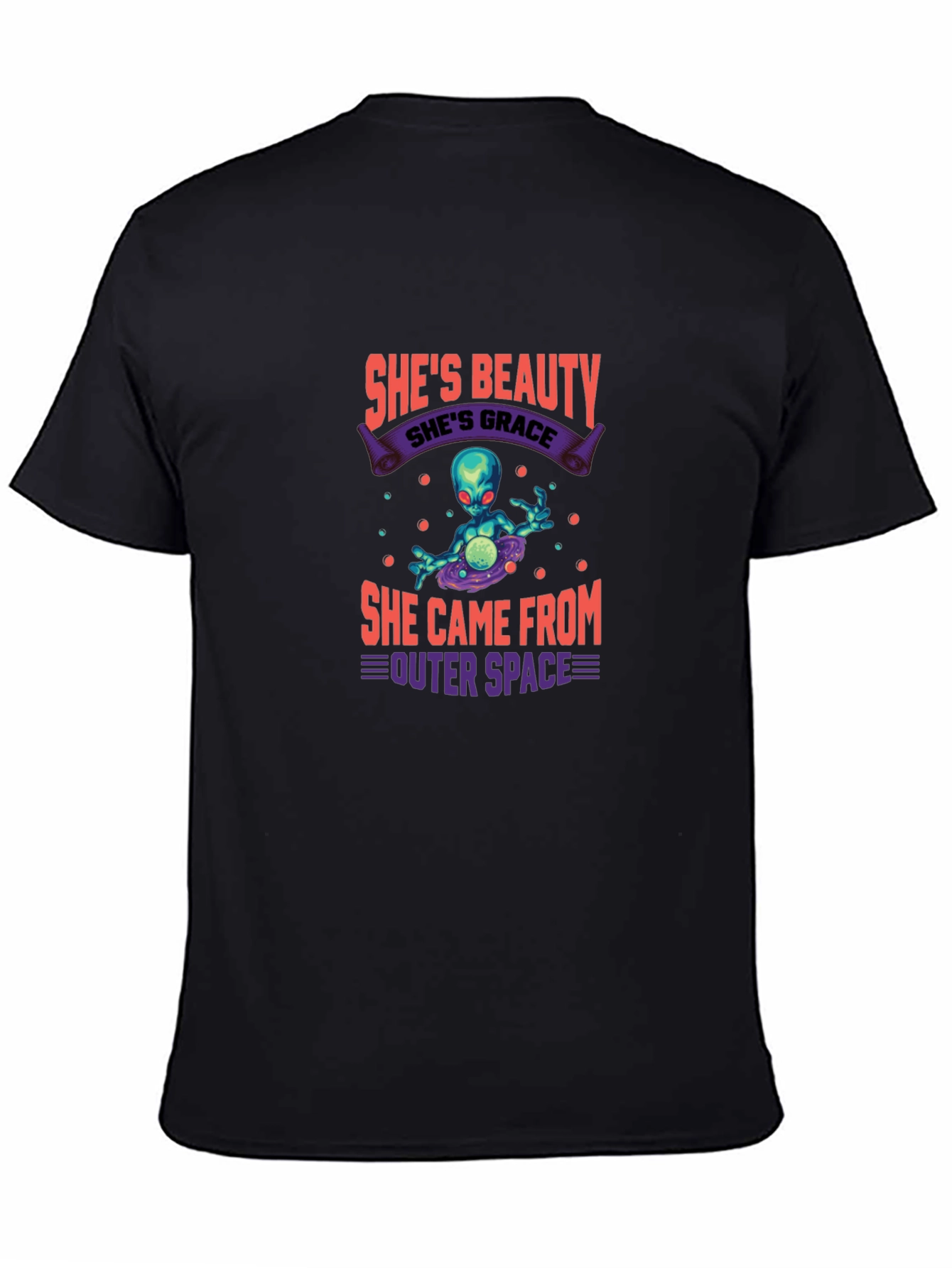 Shes Beauty Shes Grace Alien Graphic Tee