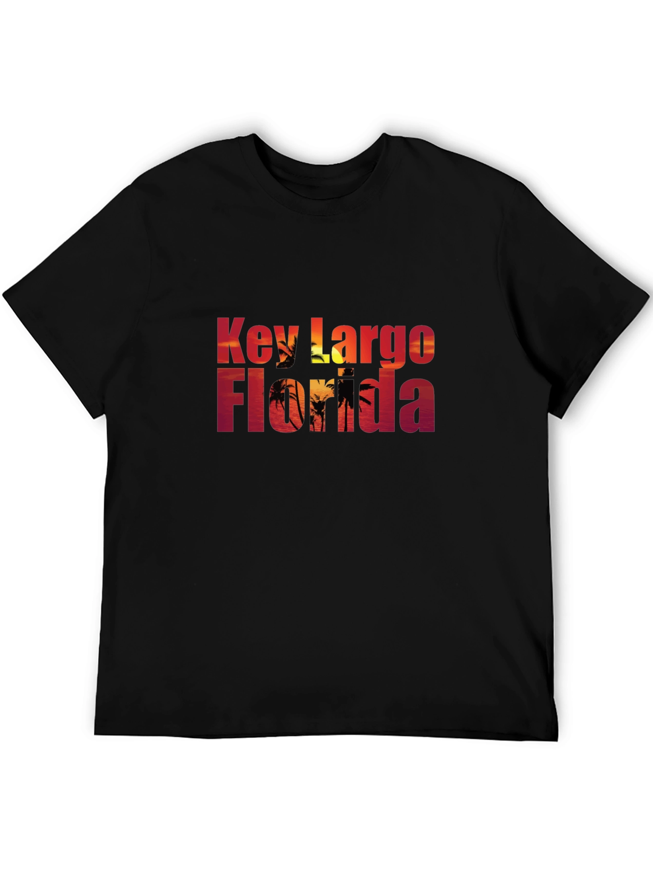 Key Largo Florida Black T-Shirt