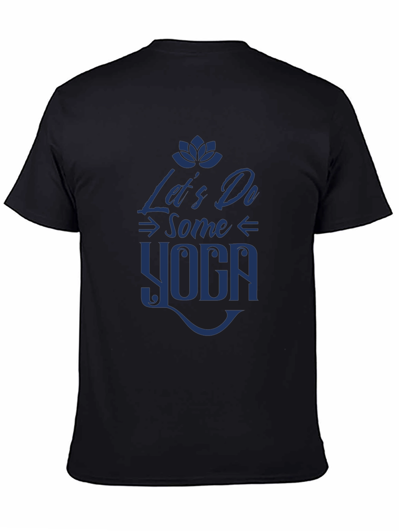Lets Do Some Yoga Graphic Tee - Black