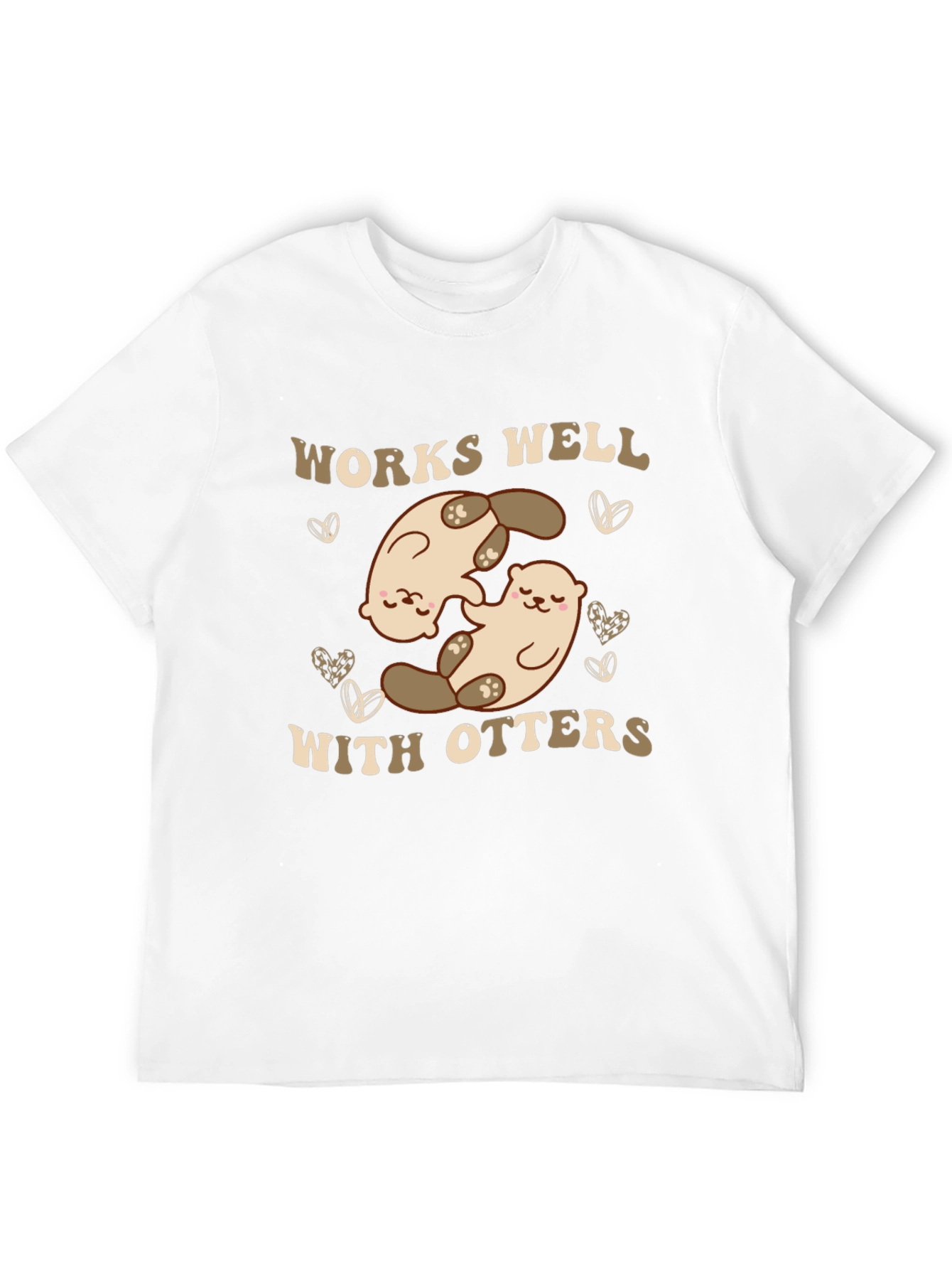 Works Well With Otters Graphic T-Shirt