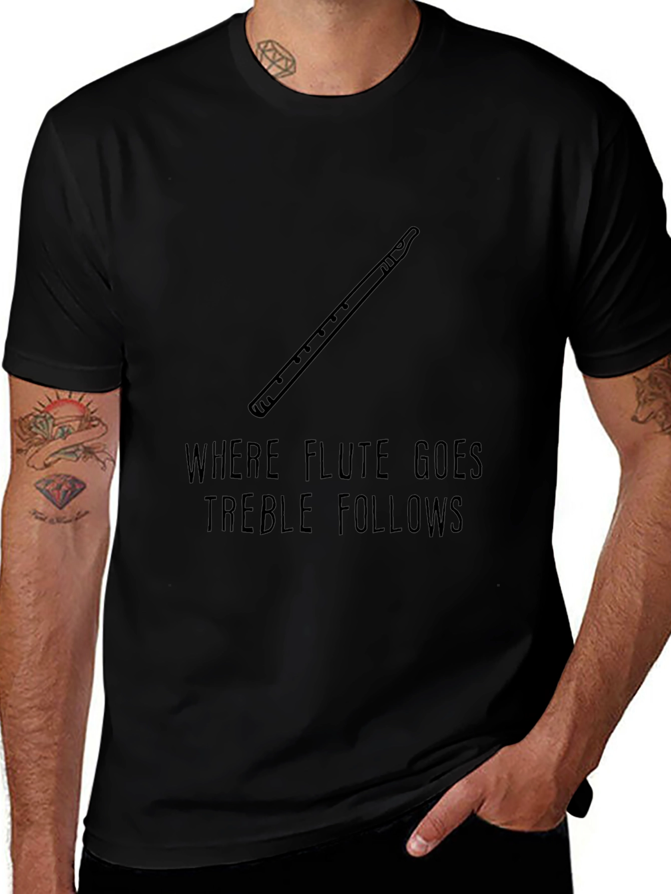 Flute Treble Graphic Tee
