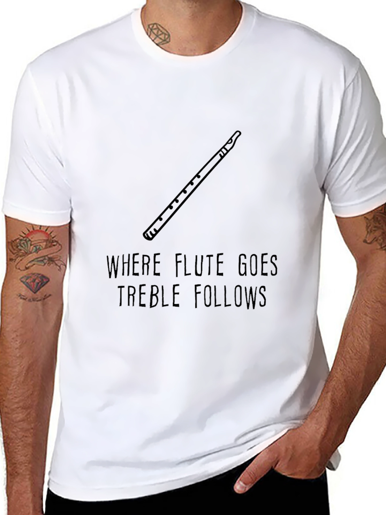 Flute Treble Graphic Tee