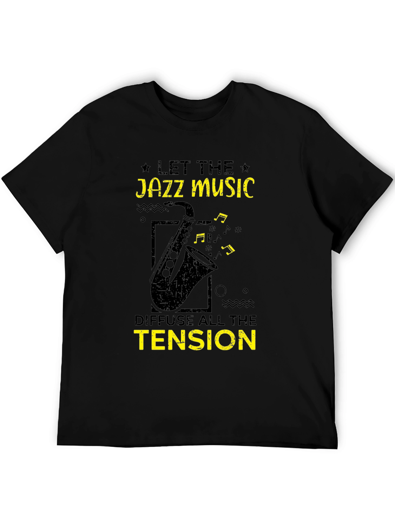 Jazz Music Lover T-Shirt - Let the Tension Diffuse