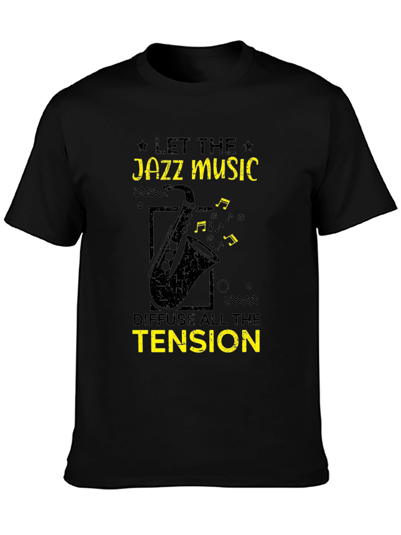 Jazz Music Lover T-Shirt - Let the Tension Diffuse