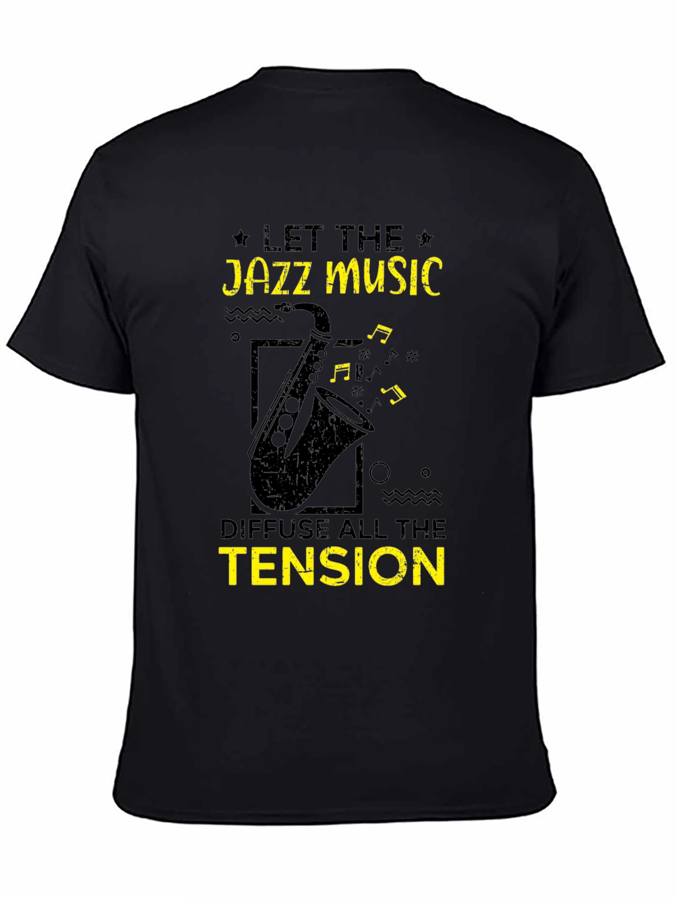 Jazz Music Lover T-Shirt - Let the Tension Diffuse