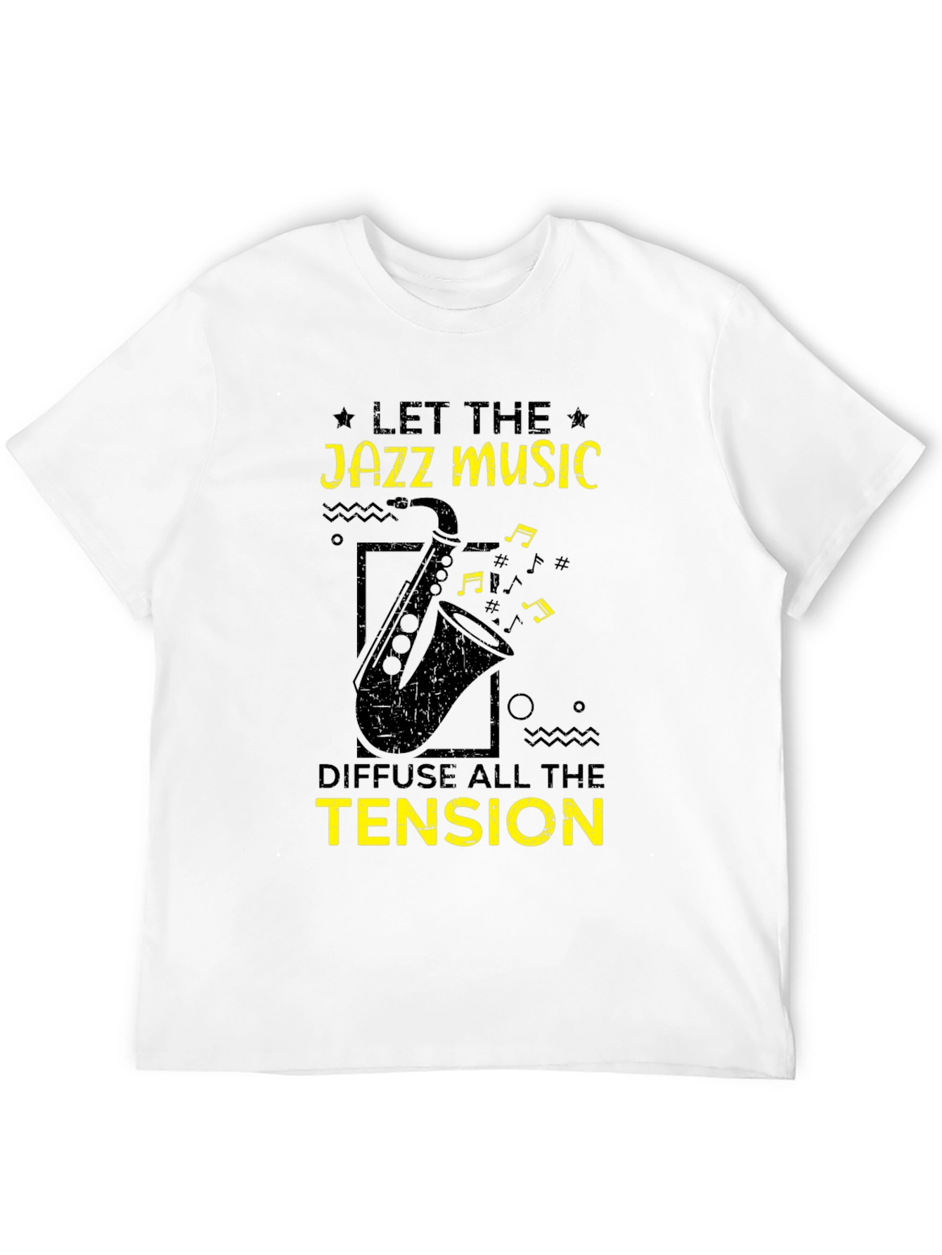 Jazz Music Lover T-Shirt - Let the Tension Diffuse