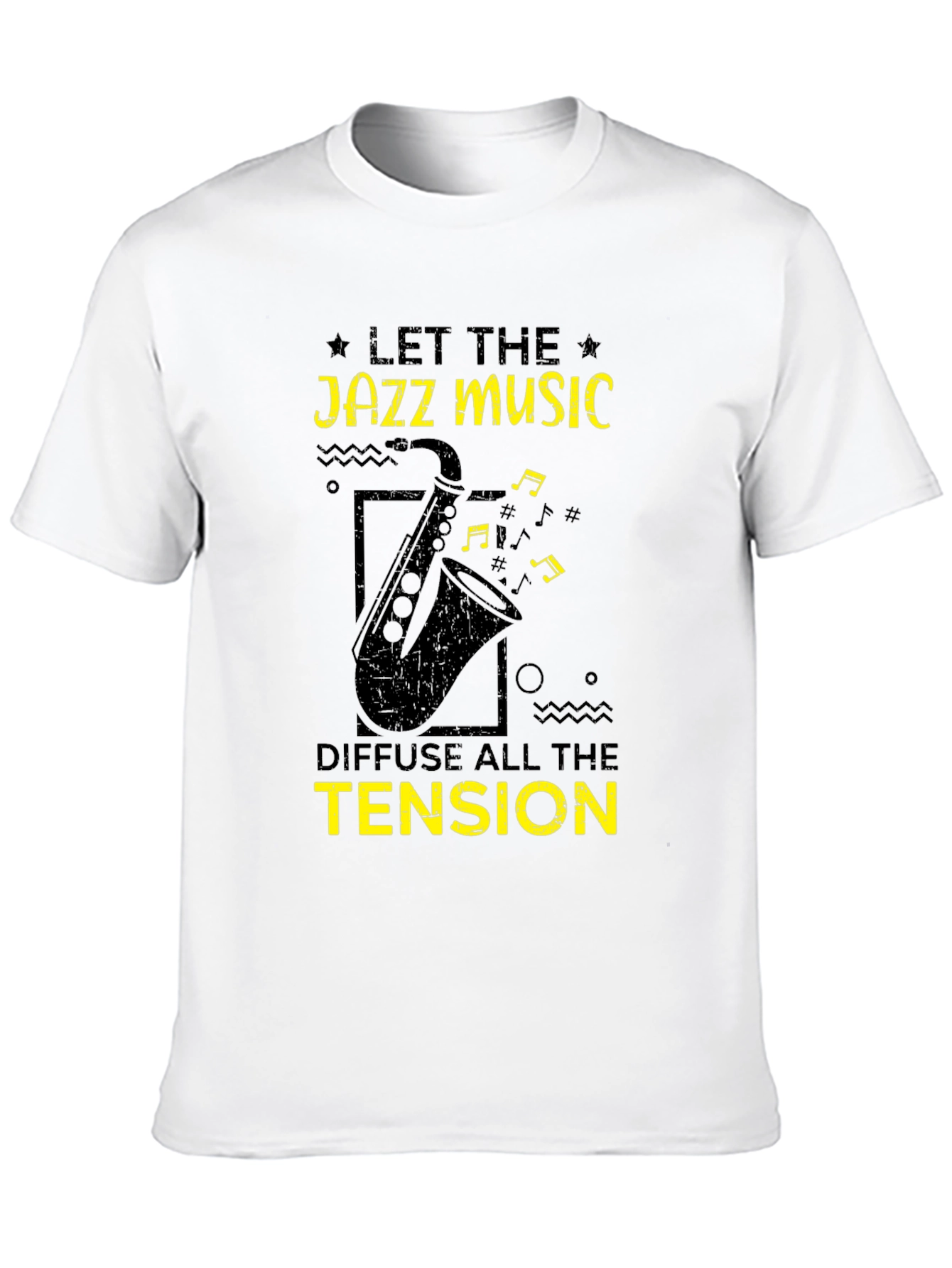 Jazz Music Lover T-Shirt - Let the Tension Diffuse