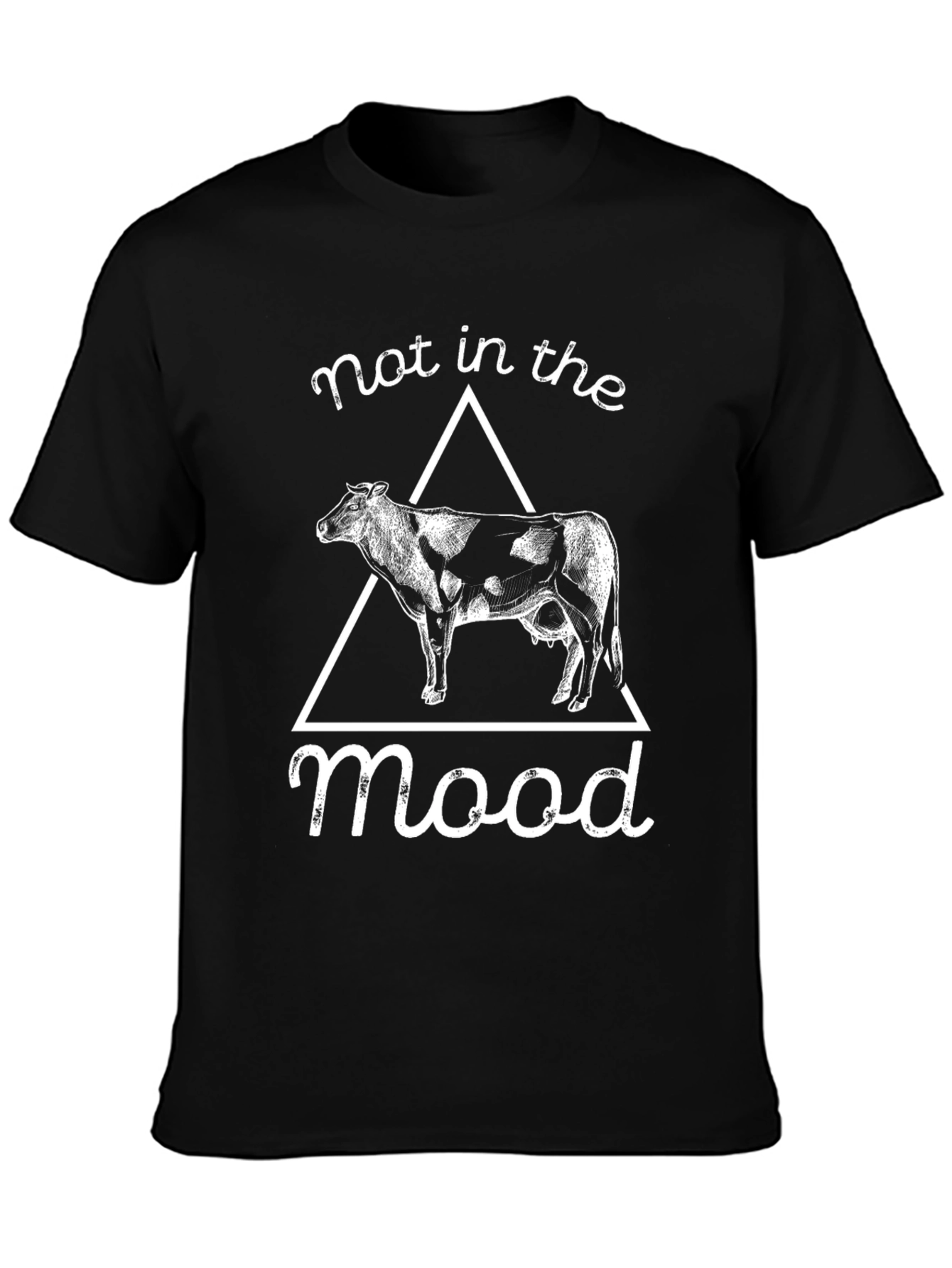 Not In The Mood Cow Graphic Tee