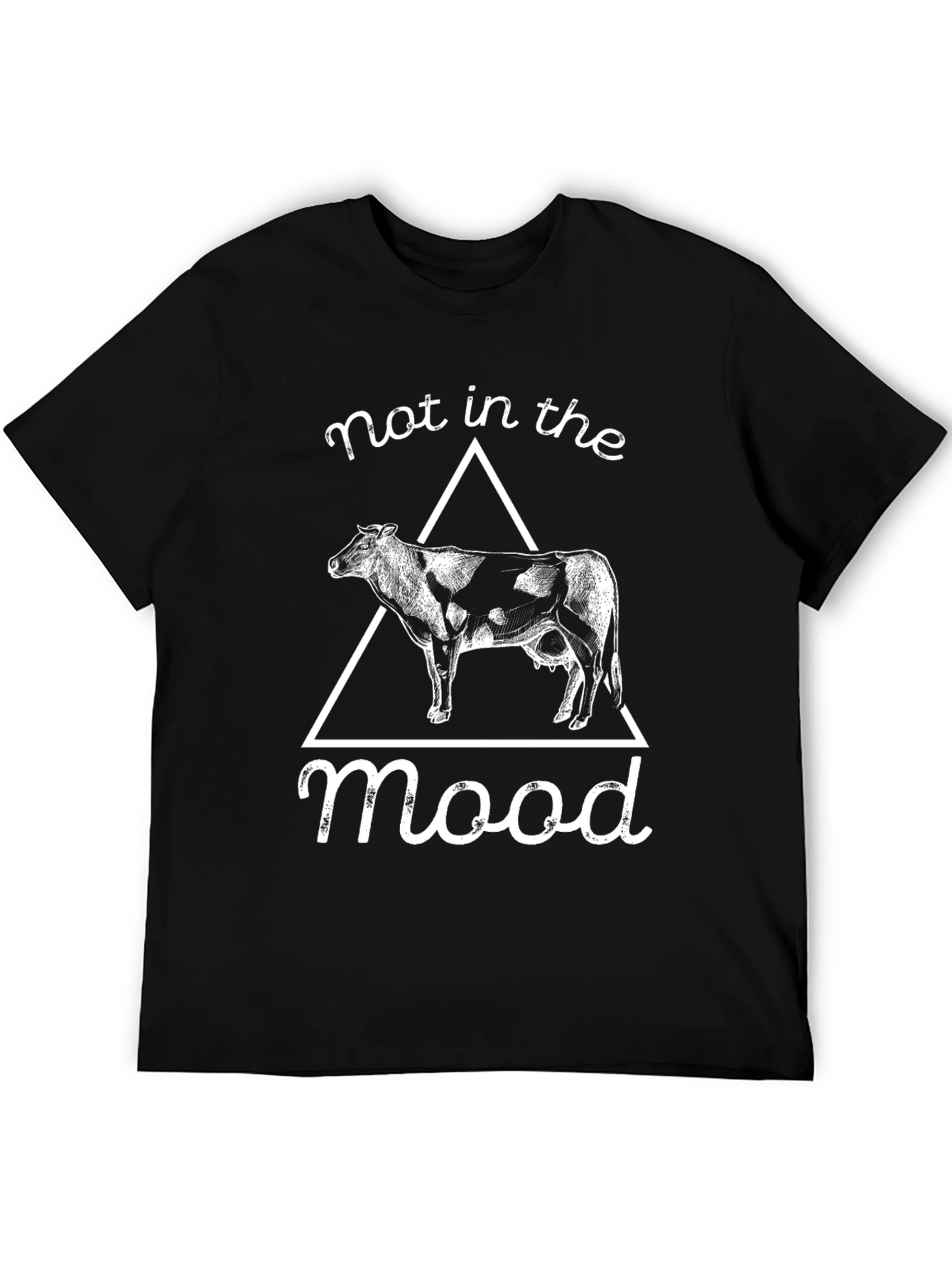 Not In The Mood Cow Graphic Tee