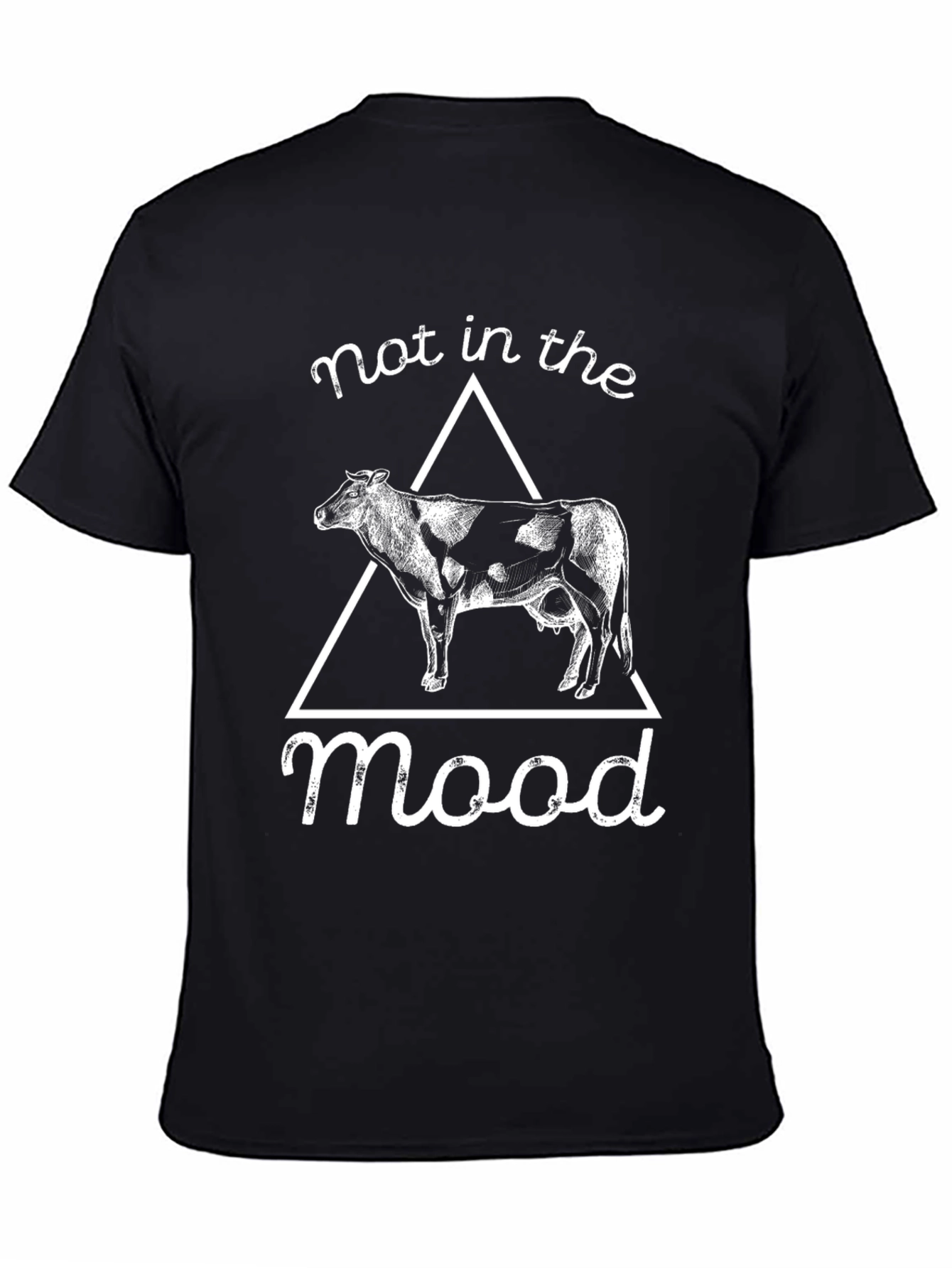 Not In The Mood Cow Graphic Tee
