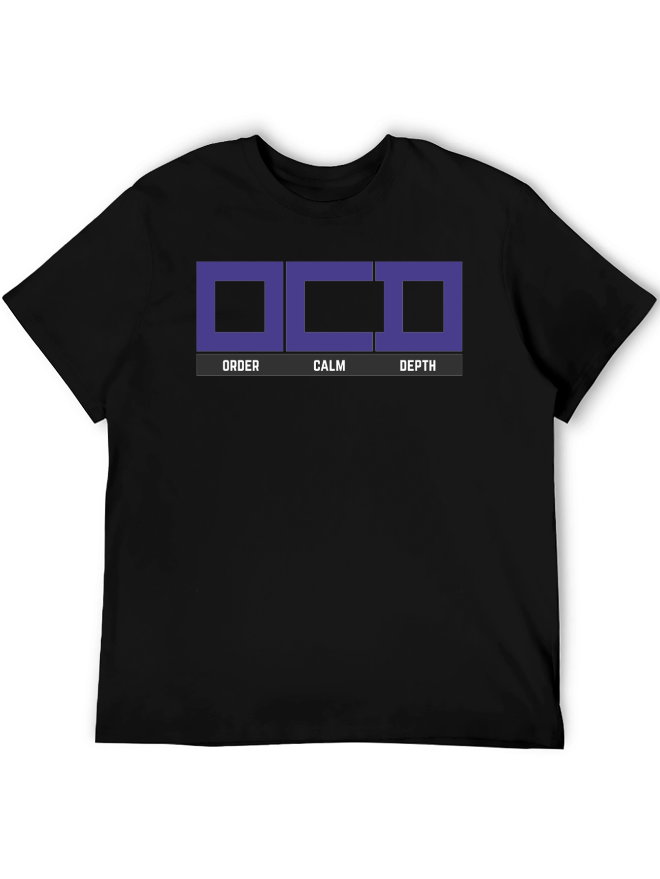 OCD Order Calm Depth Black T-Shirt