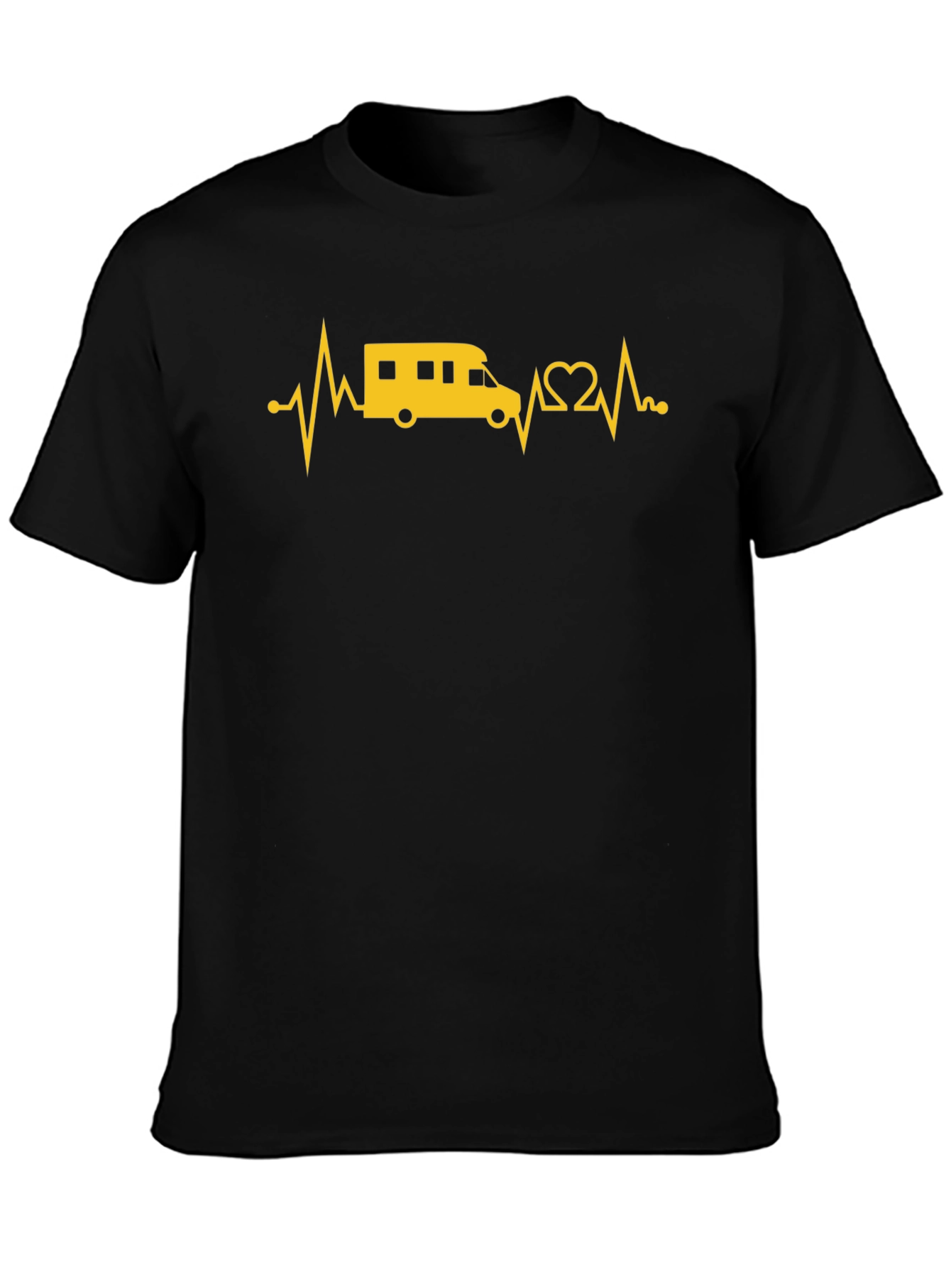RV Heartbeat T-Shirt - Camping Lover Tee