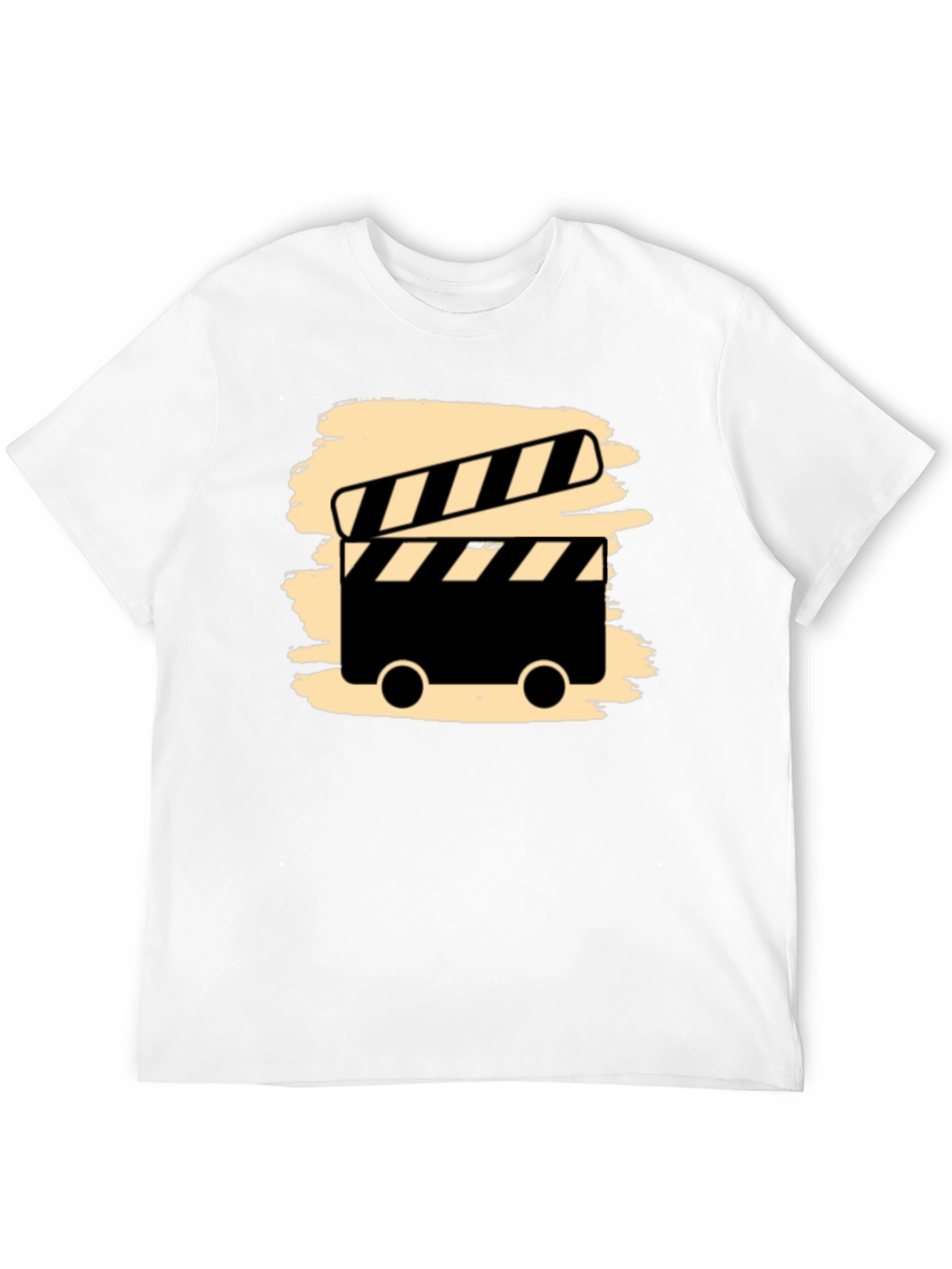 Movie Clapperboard Graphic Tee - Black