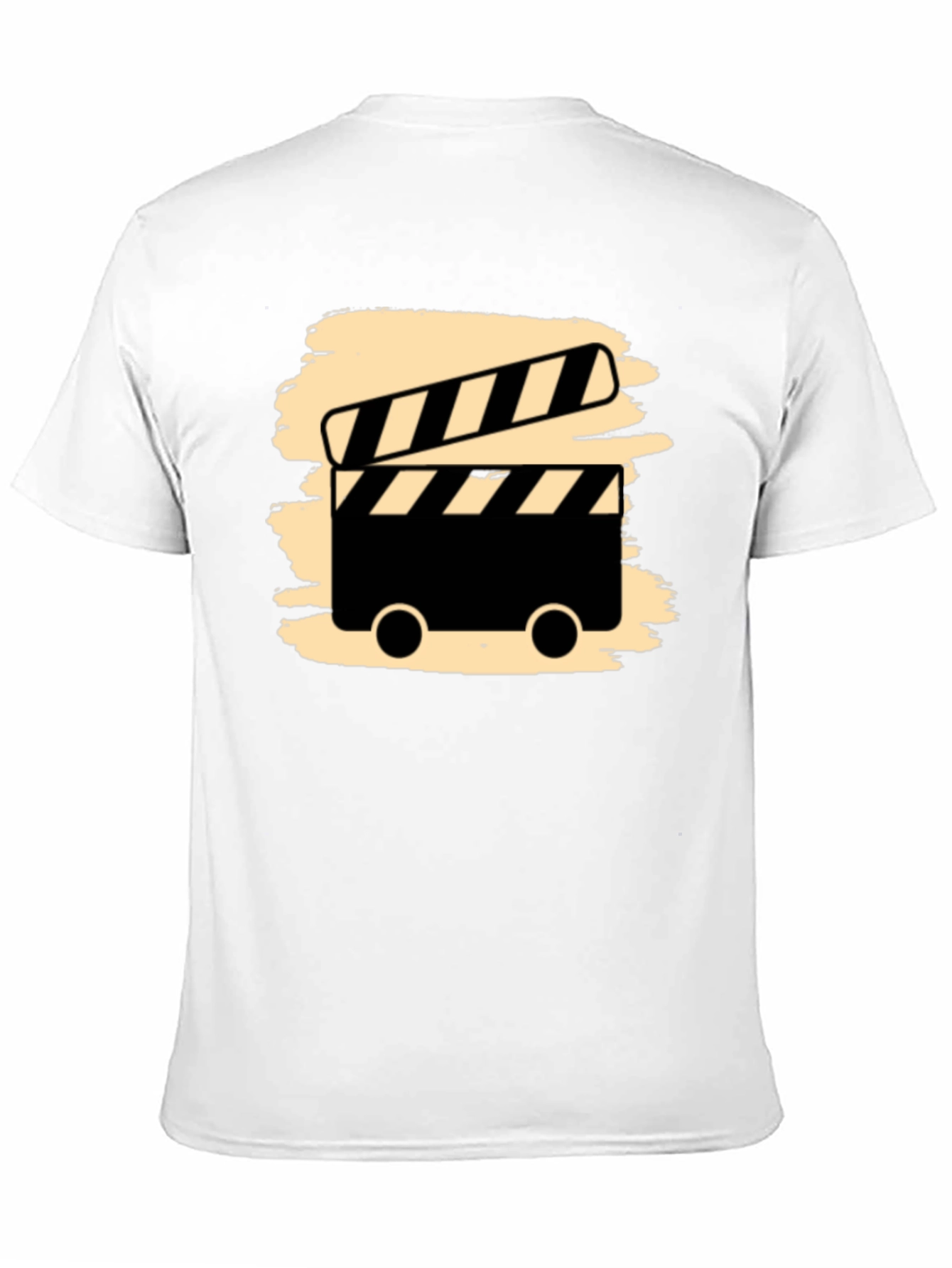 Movie Clapperboard Graphic Tee - Black