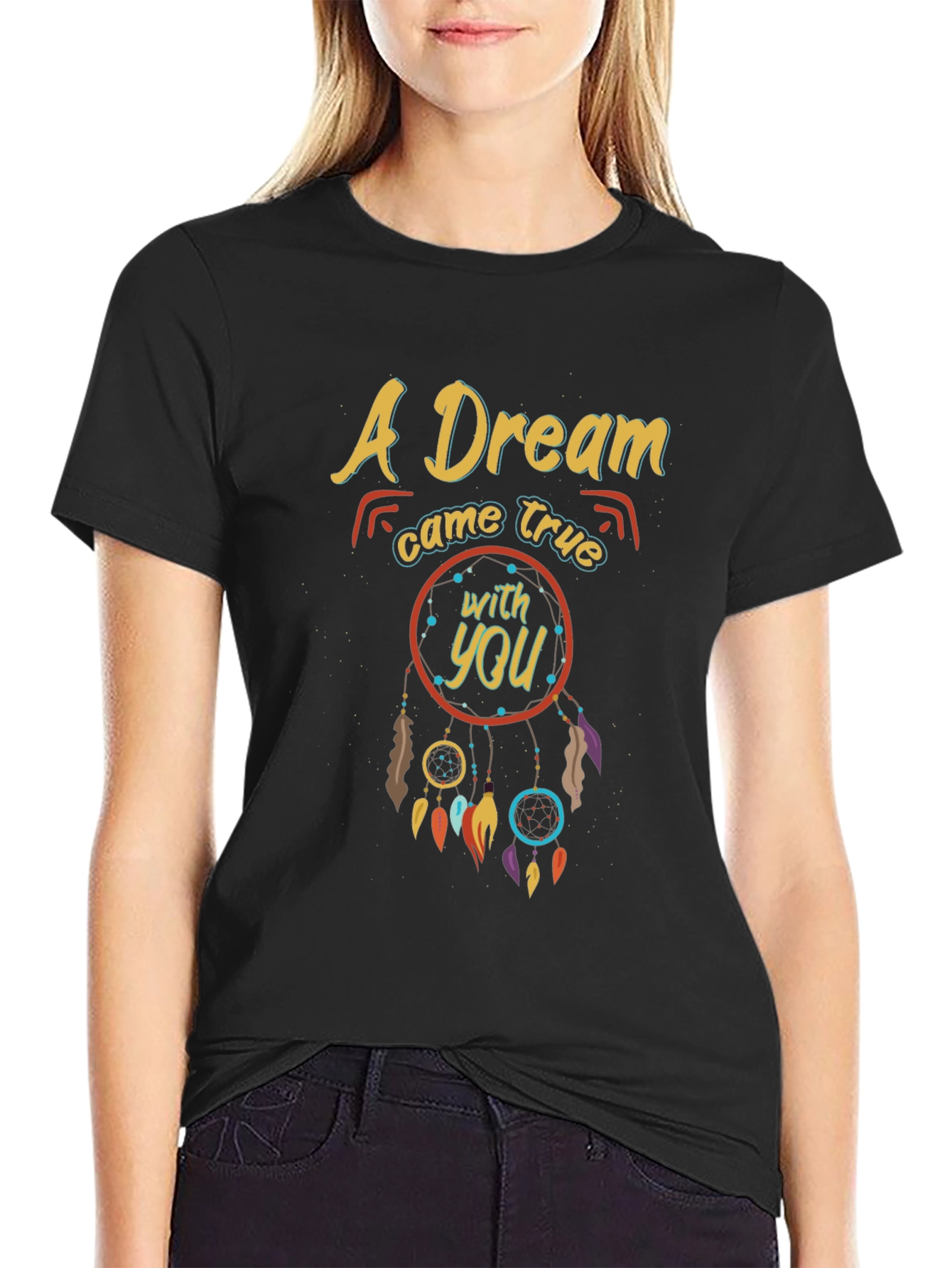 Dream Come True Graphic Tee - Black