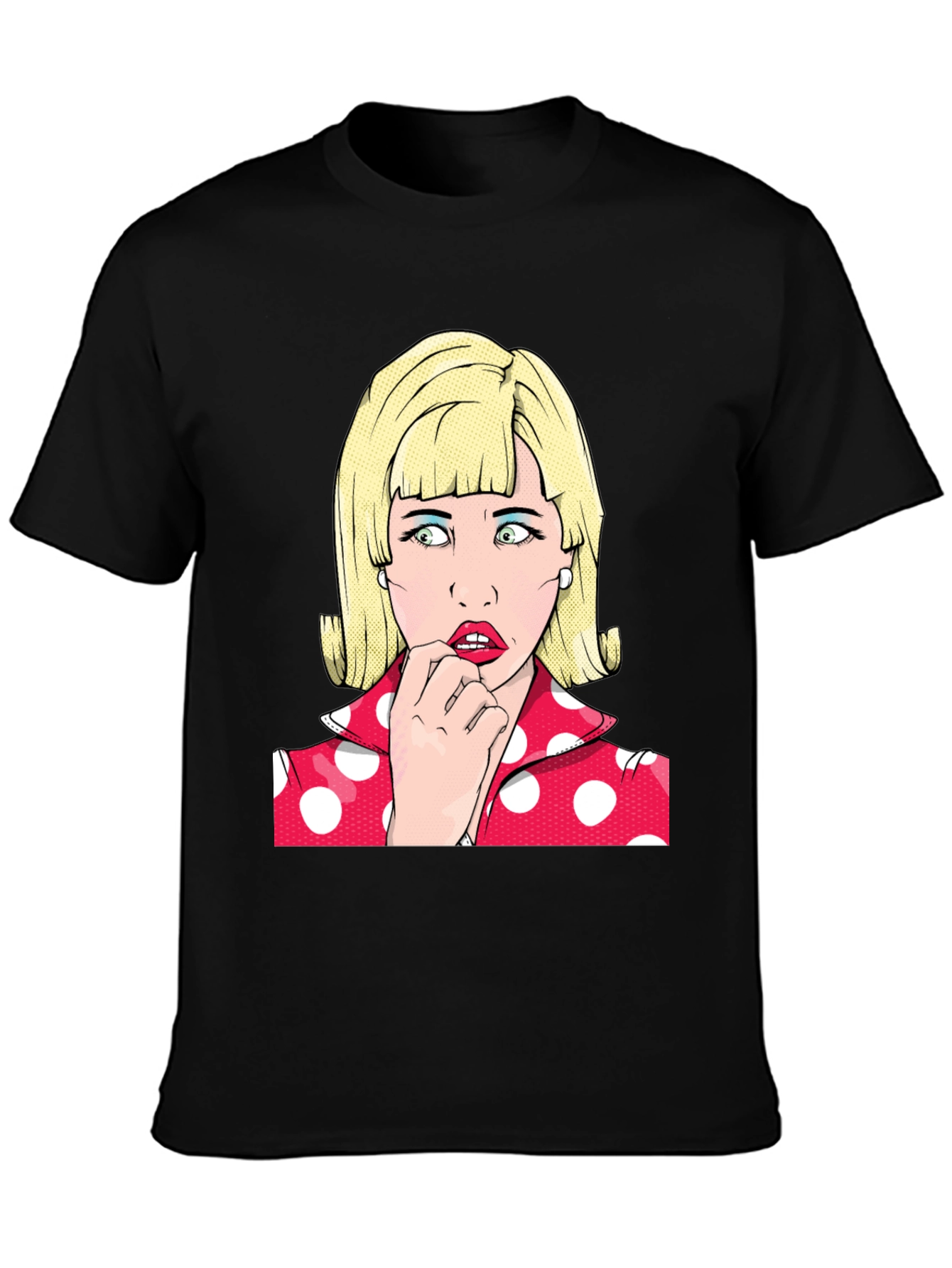 Retro Pop Art Woman Graphic T-Shirt