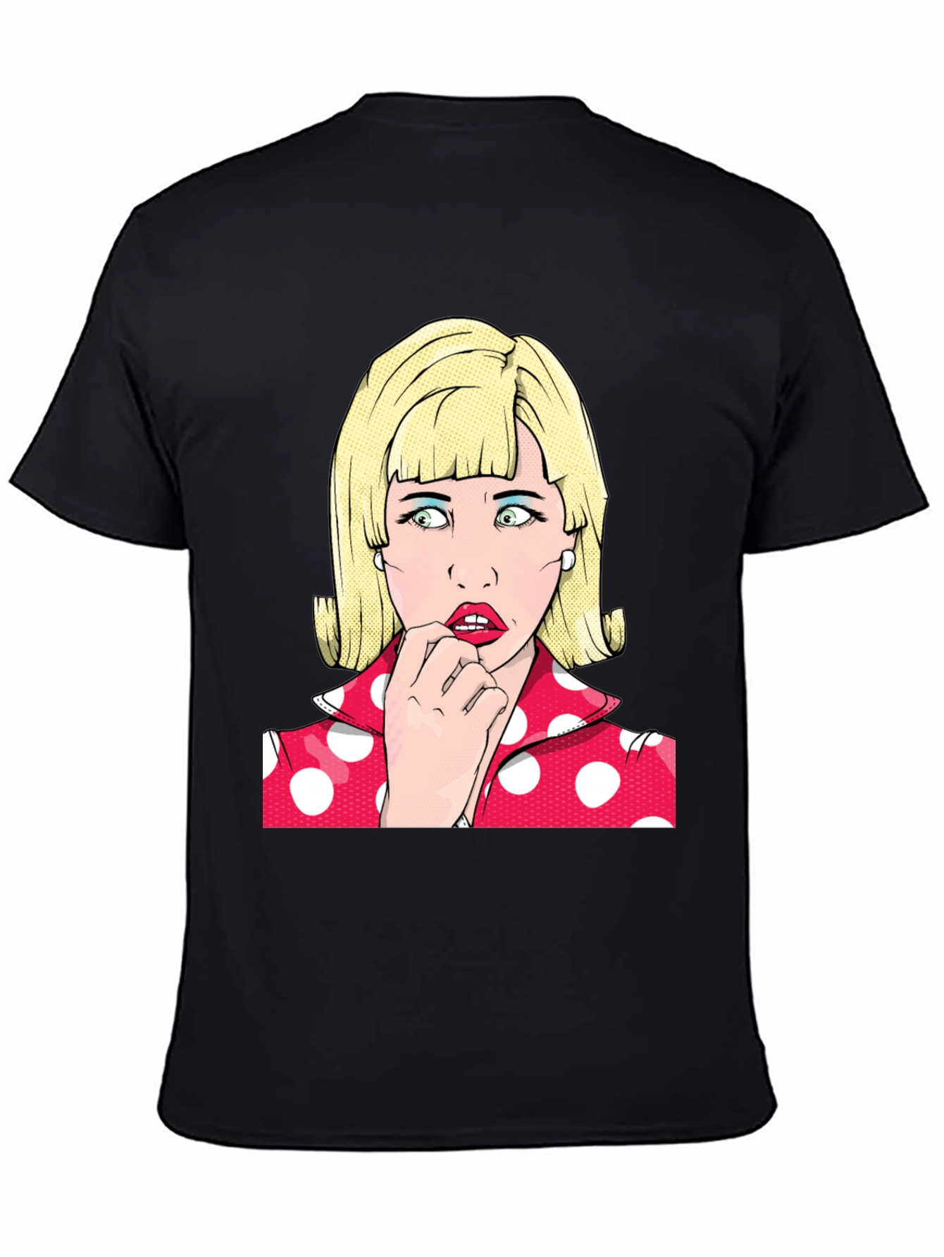 Retro Pop Art Woman Graphic T-Shirt