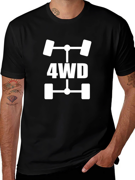 4WD Graphic Tee - Off-Road Adventure Shirt