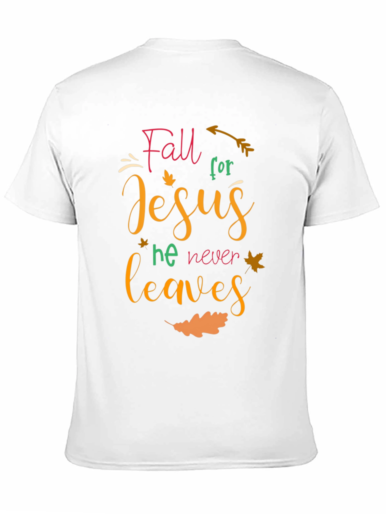 Fall for Jesus Black Christian T-Shirt