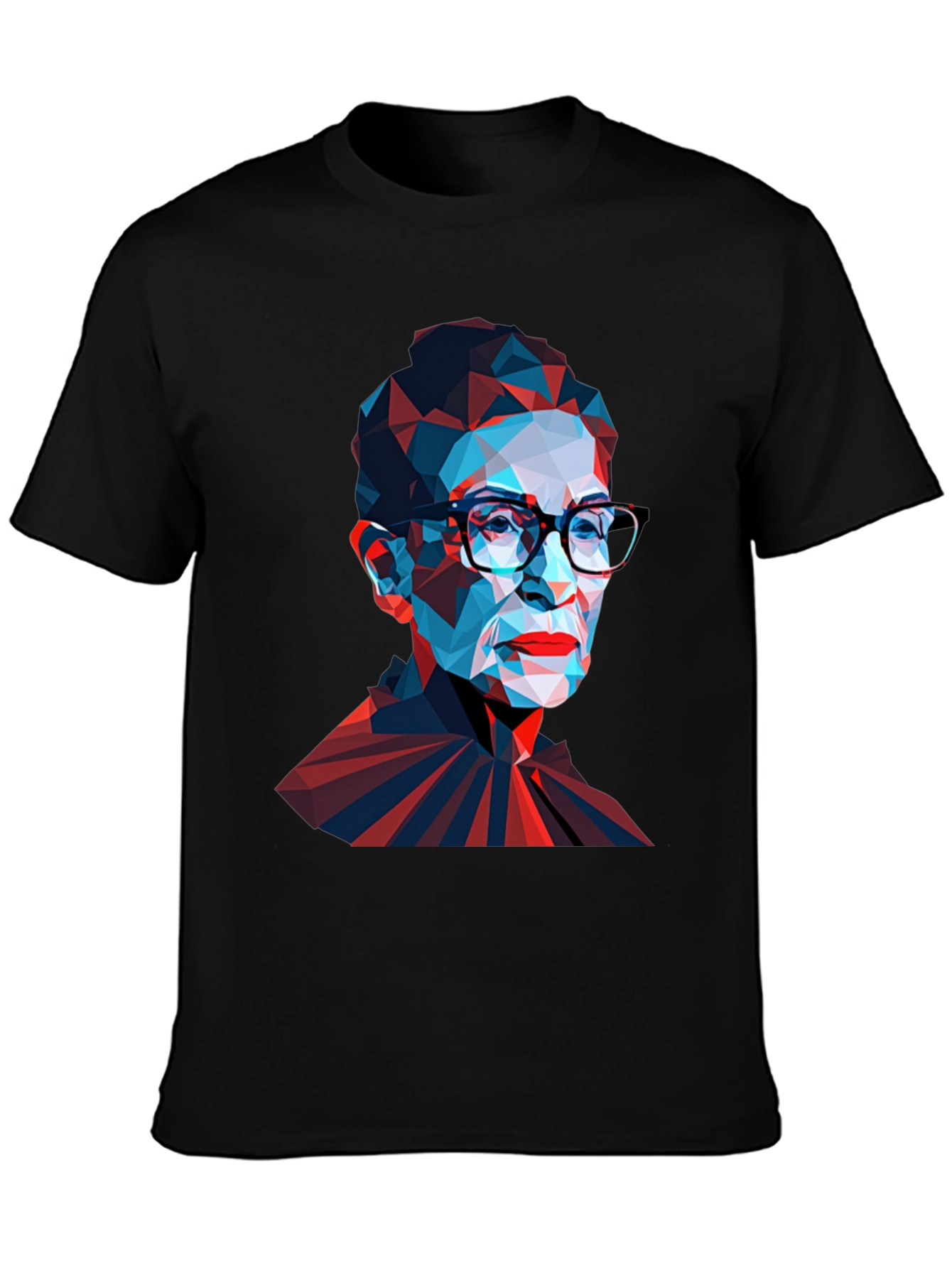Geometric RBG T-Shirt - Black