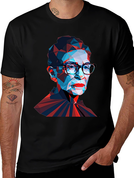Geometric RBG T-Shirt - Black