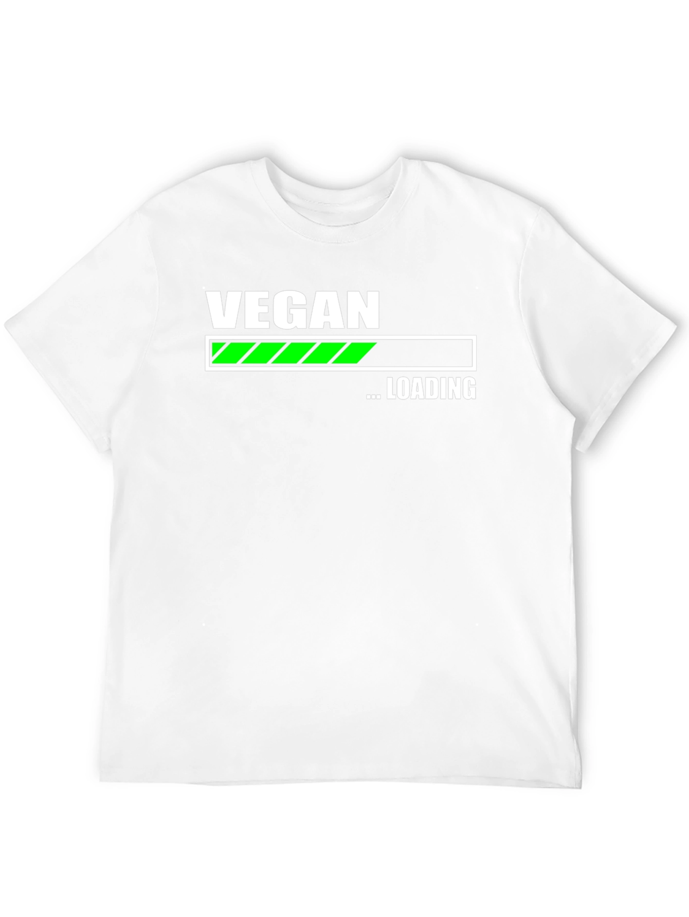 Vegan Loading T-Shirt - Black Cotton Blend