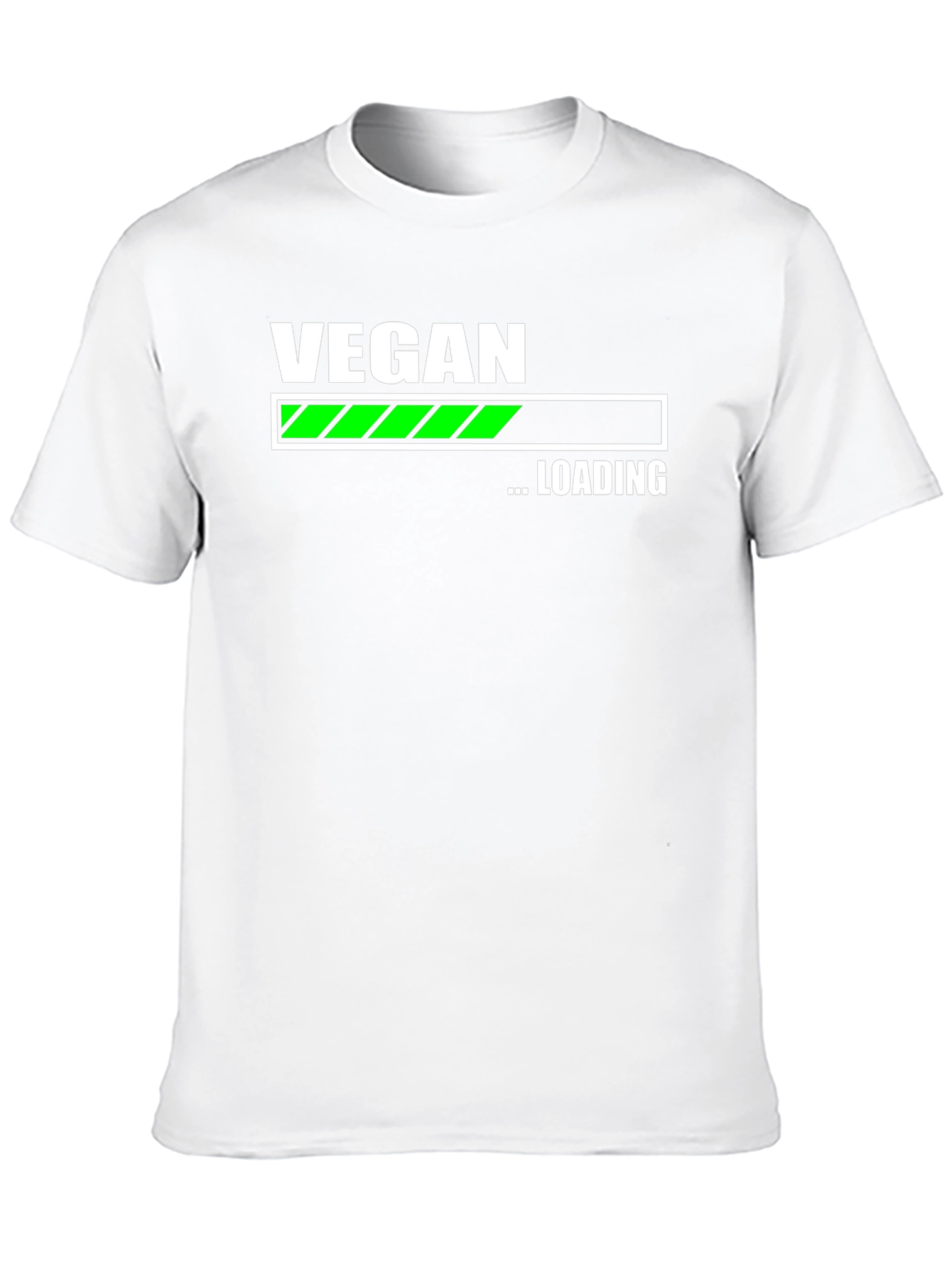 Vegan Loading T-Shirt - Black Cotton Blend