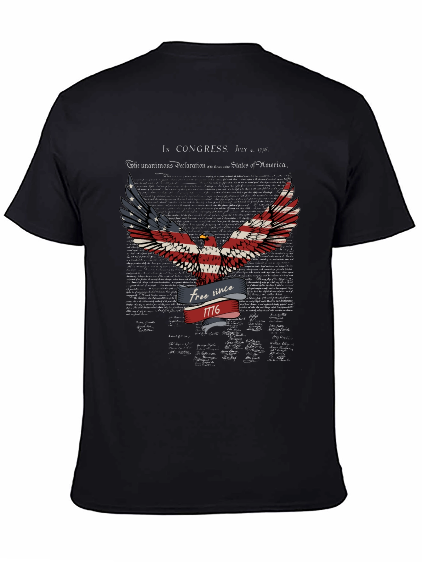 Patriotic Eagle T-Shirt - Free Since 1776