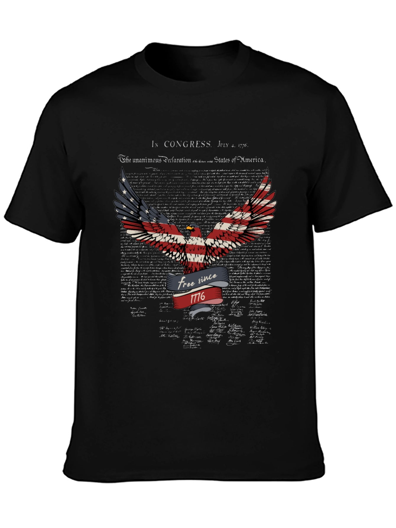 Patriotic Eagle T-Shirt - Free Since 1776