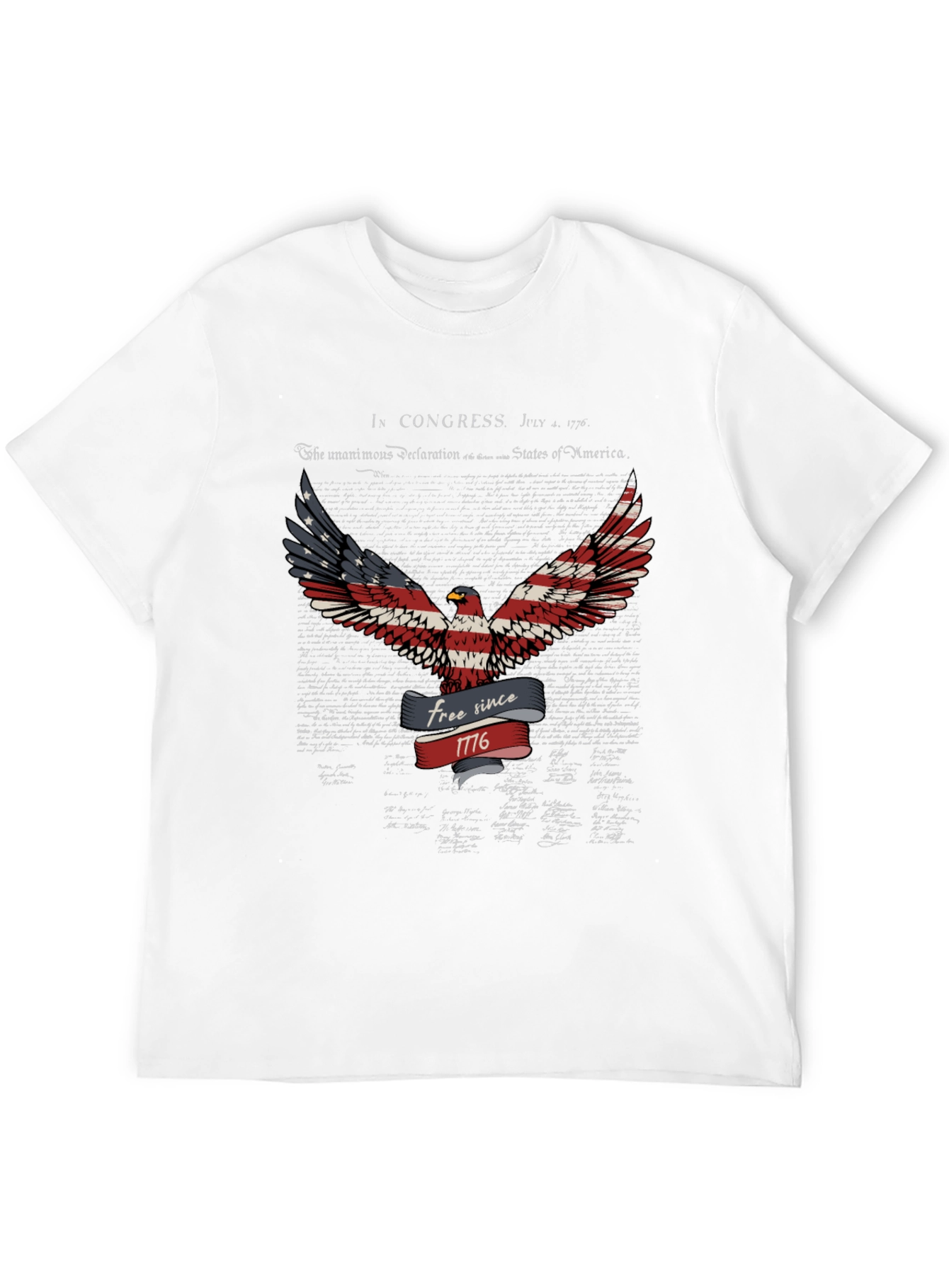 Patriotic Eagle T-Shirt - Free Since 1776