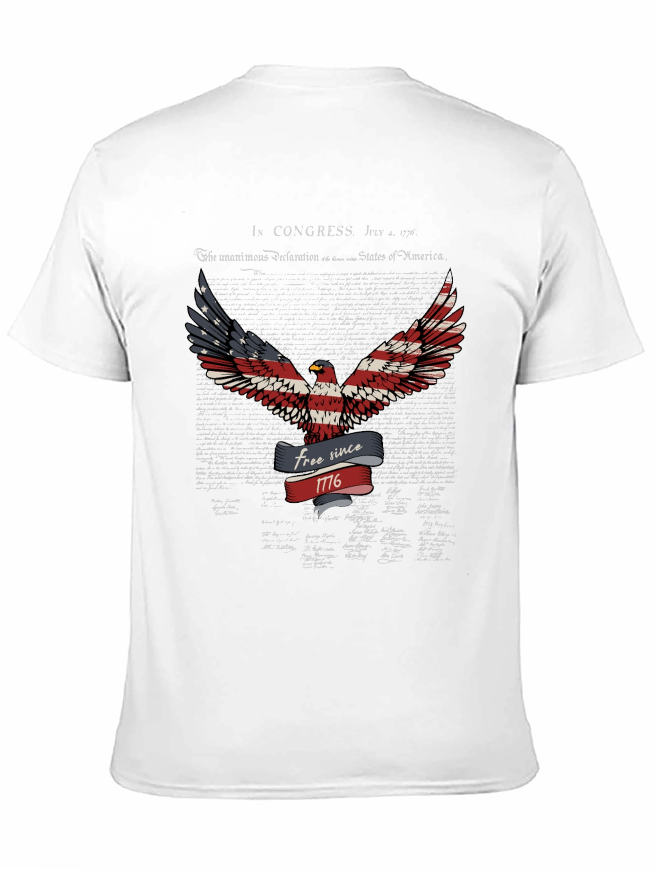 Patriotic Eagle T-Shirt - Free Since 1776