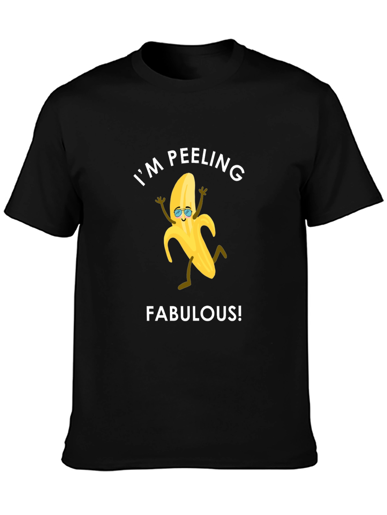Im Peeling Fabulous Black T-Shirt