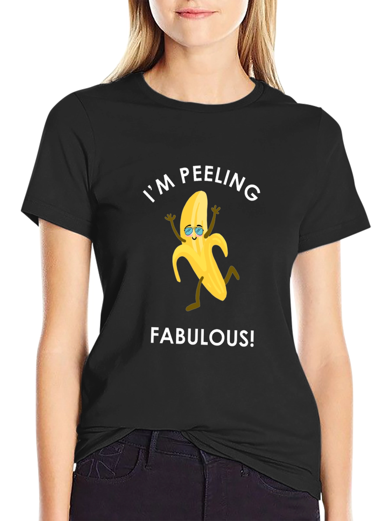 Im Peeling Fabulous Black T-Shirt