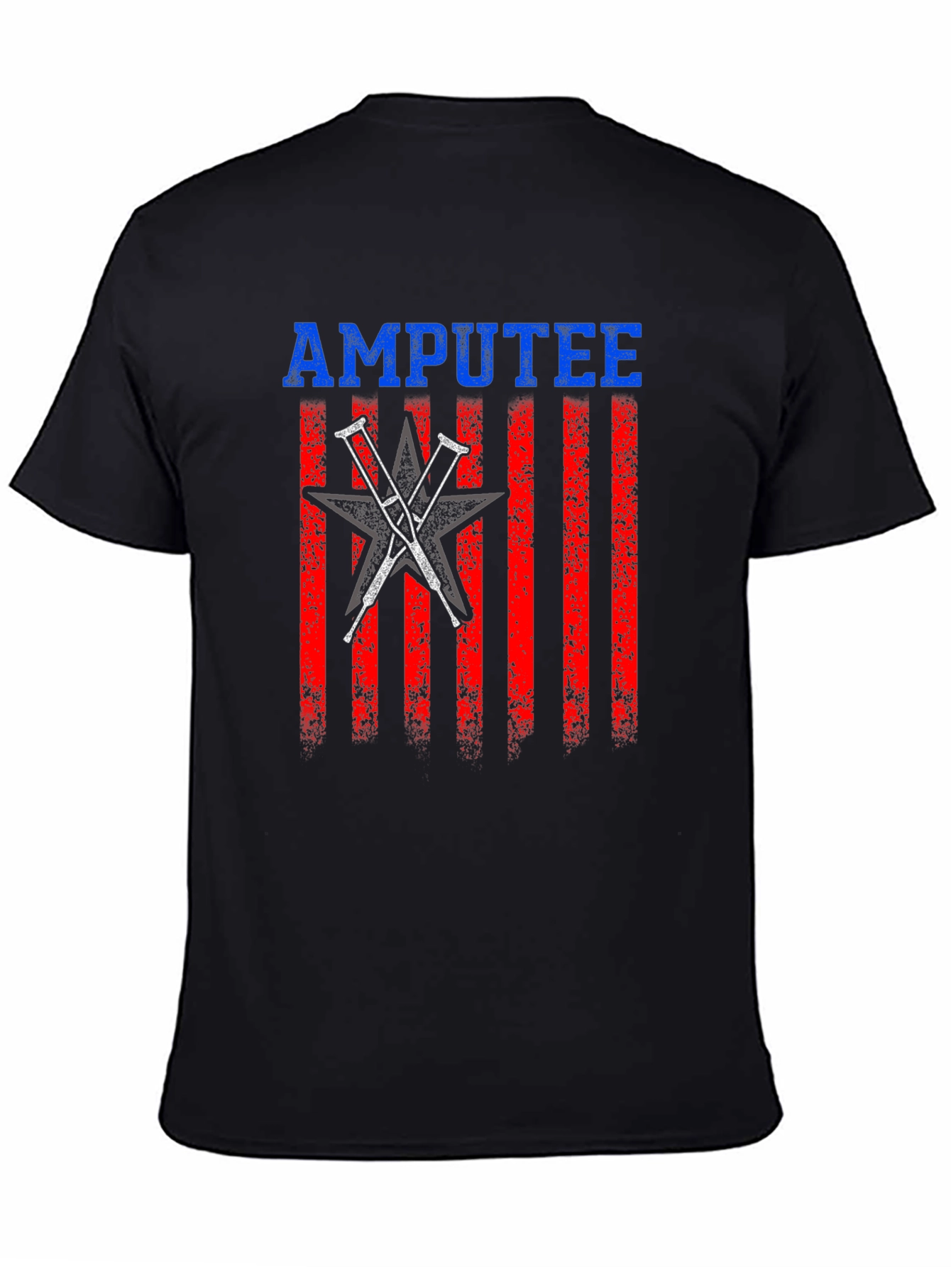 Amputee Pride T-Shirt - Patriotic Design