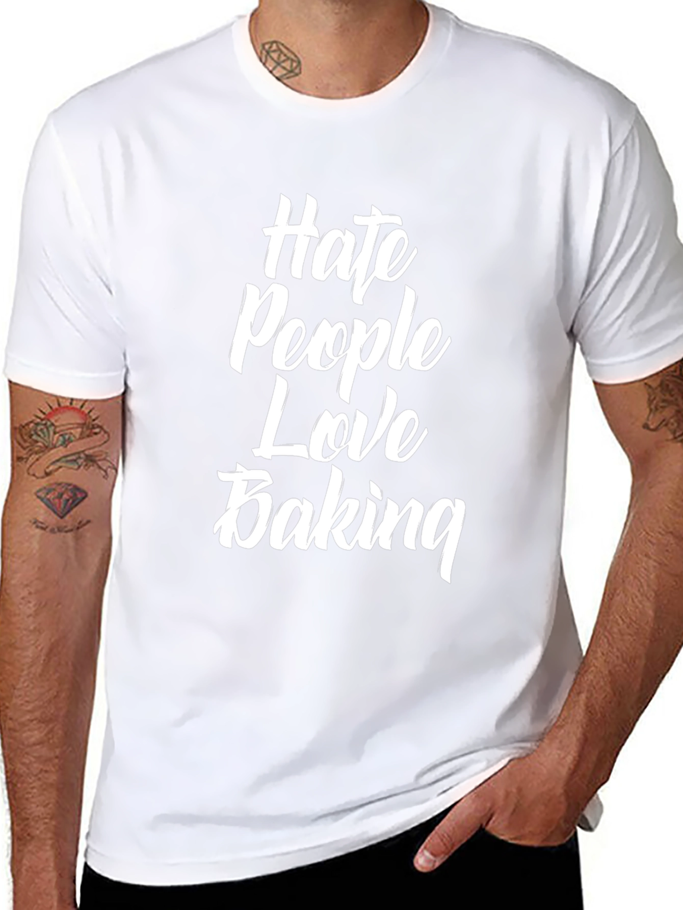 Hate People Love Baking T-Shirt - Funny Baker Tee