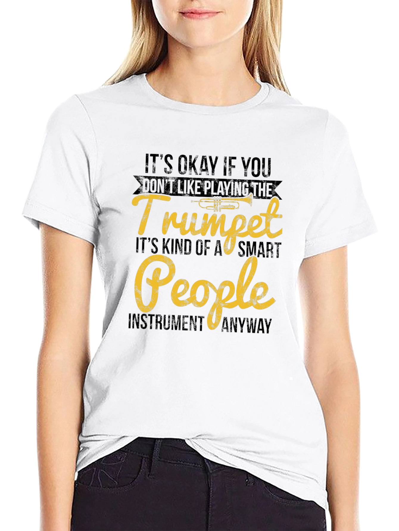 Trumpet Player T-Shirt - Smart People Instrument