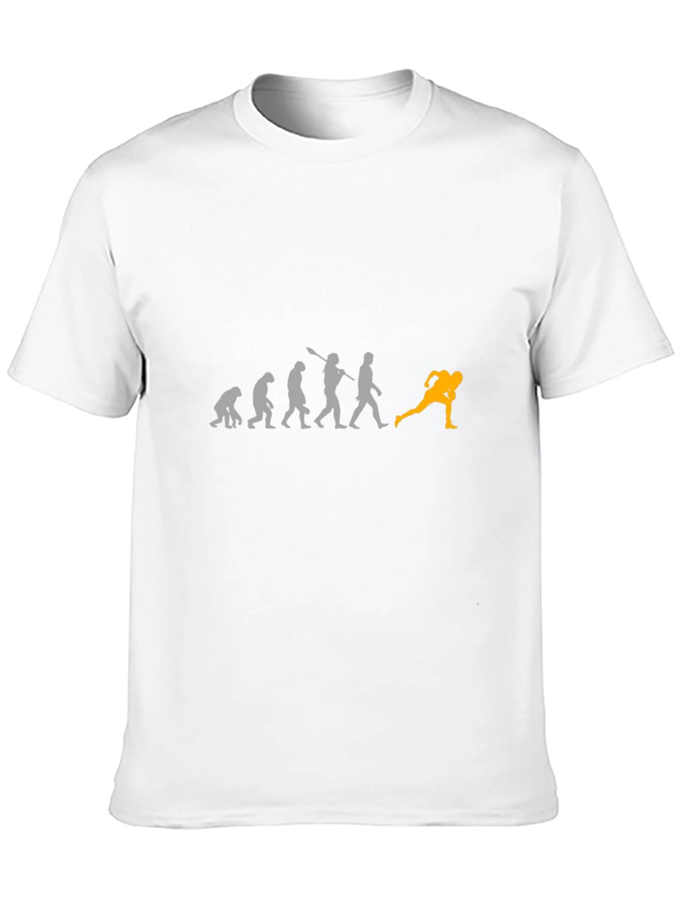 Evolution of Football Black T-Shirt