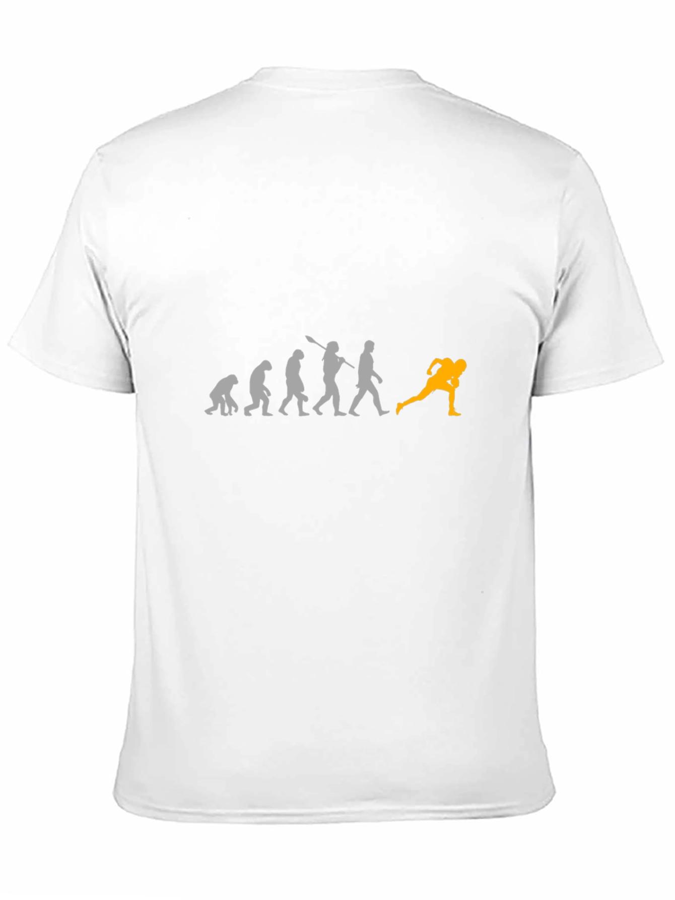 Evolution of Football Black T-Shirt