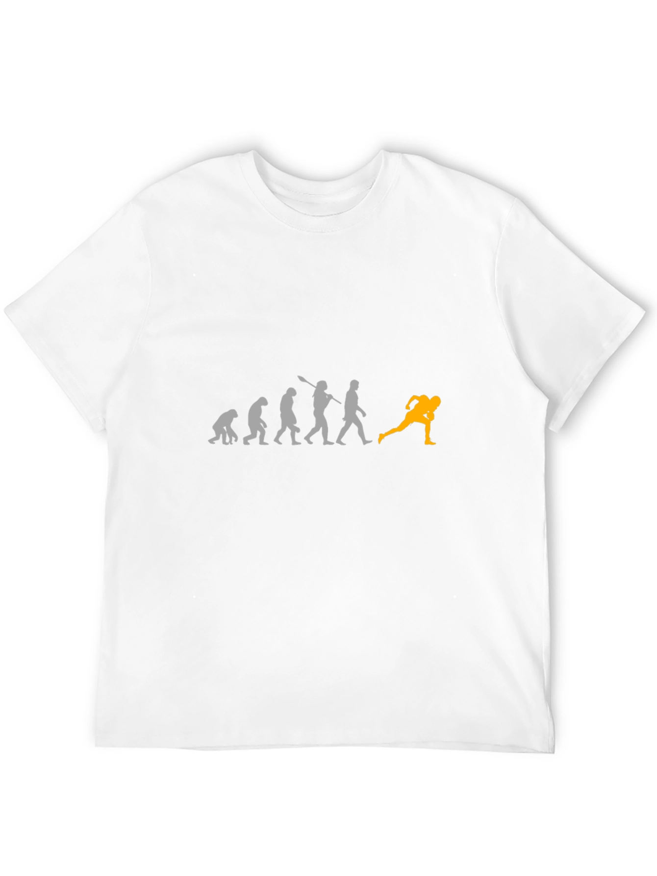 Evolution of Football Black T-Shirt
