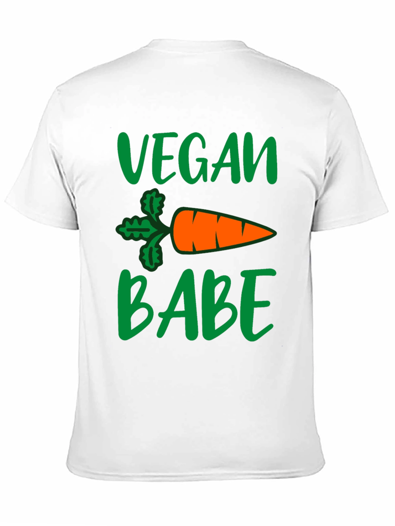 Vegan Babe Carrot Graphic T-Shirt