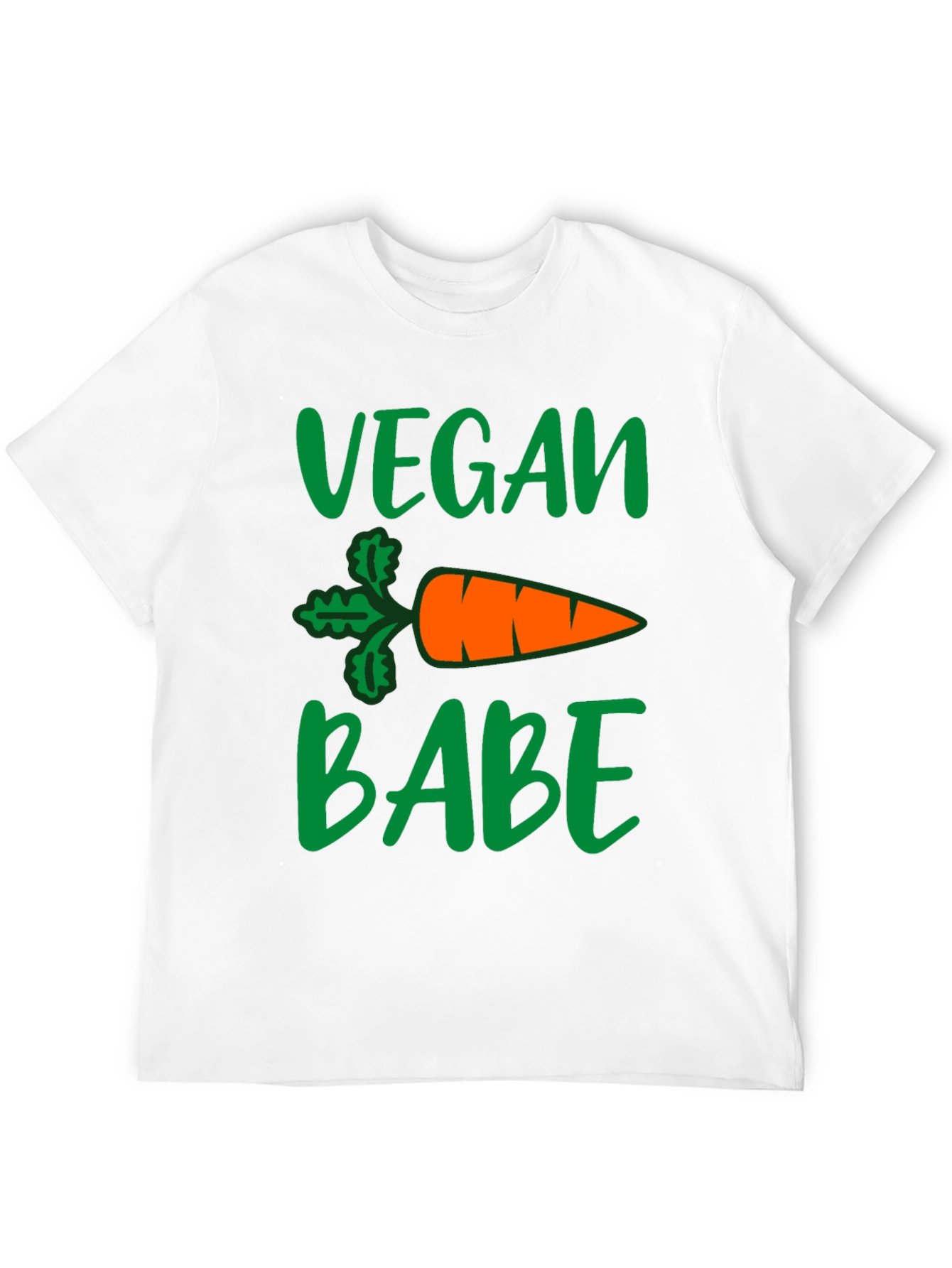 Vegan Babe Carrot Graphic T-Shirt