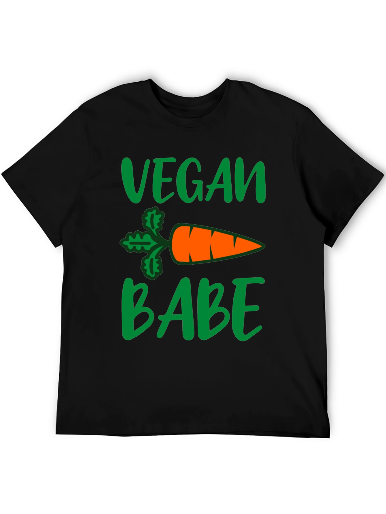 Vegan Babe Carrot Graphic T-Shirt