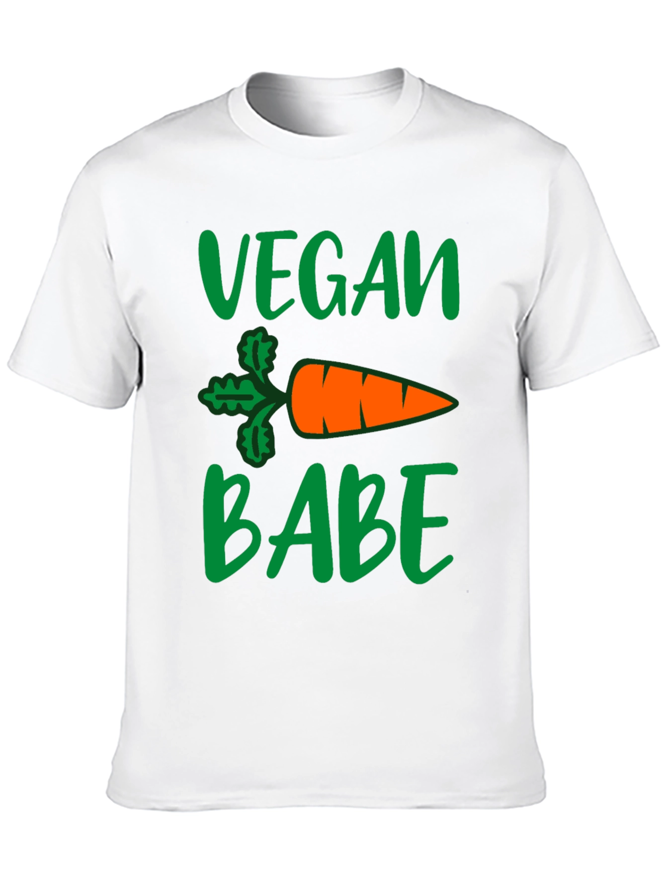 Vegan Babe Carrot Graphic T-Shirt