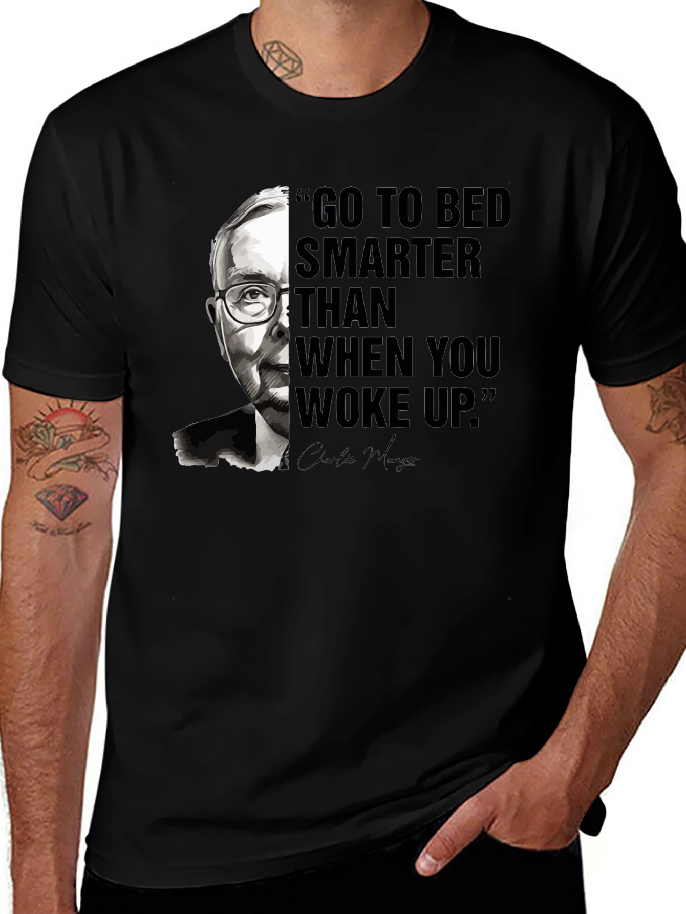 Smarter T-Shirt - Charlie Munger Quote Tee