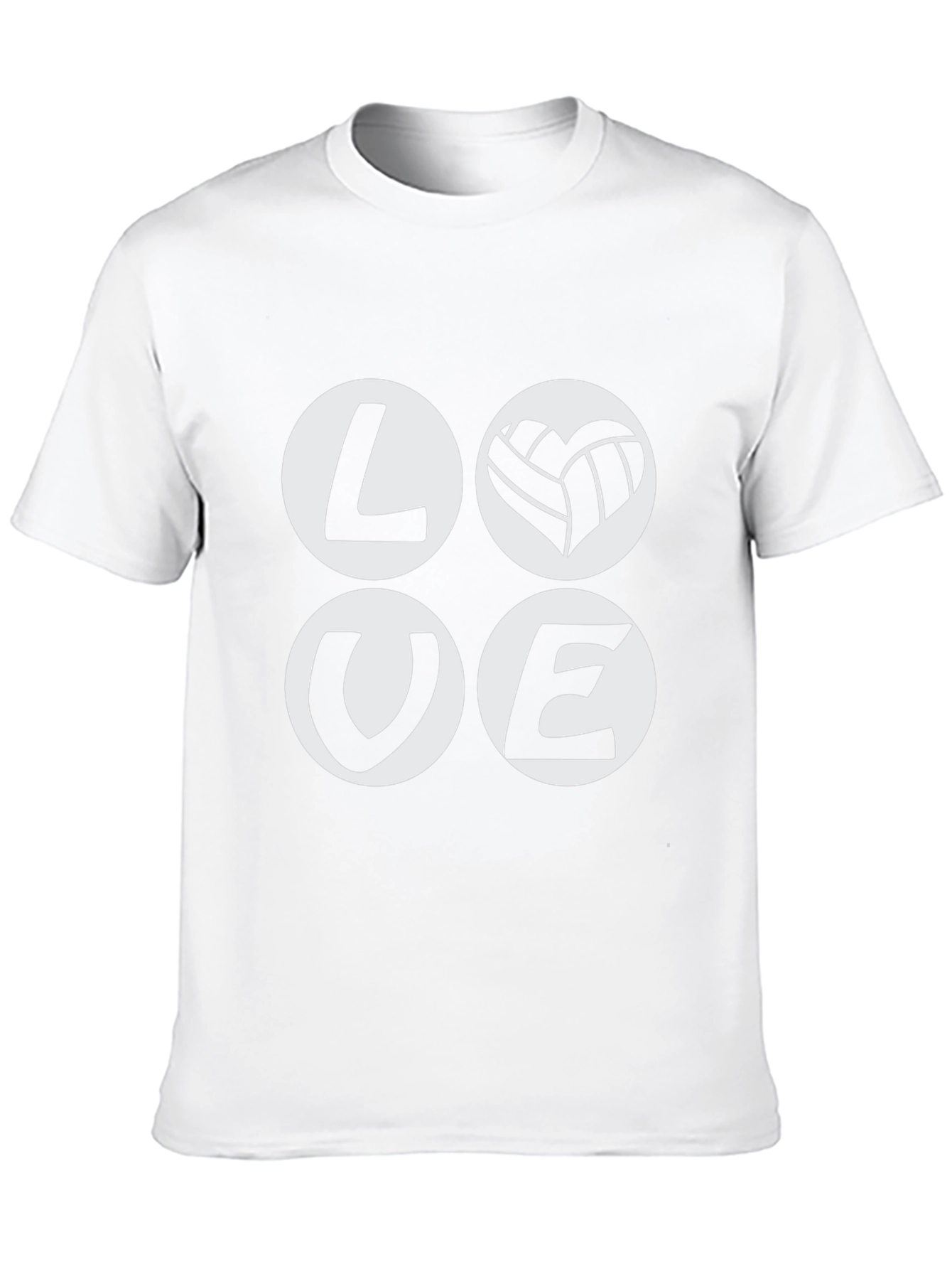 Love Volleyball Graphic Tee - Black Cotton T-Shirt