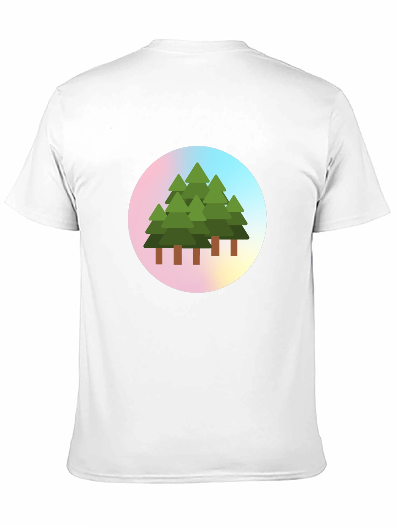 Nature Trees Graphic Print T-Shirt