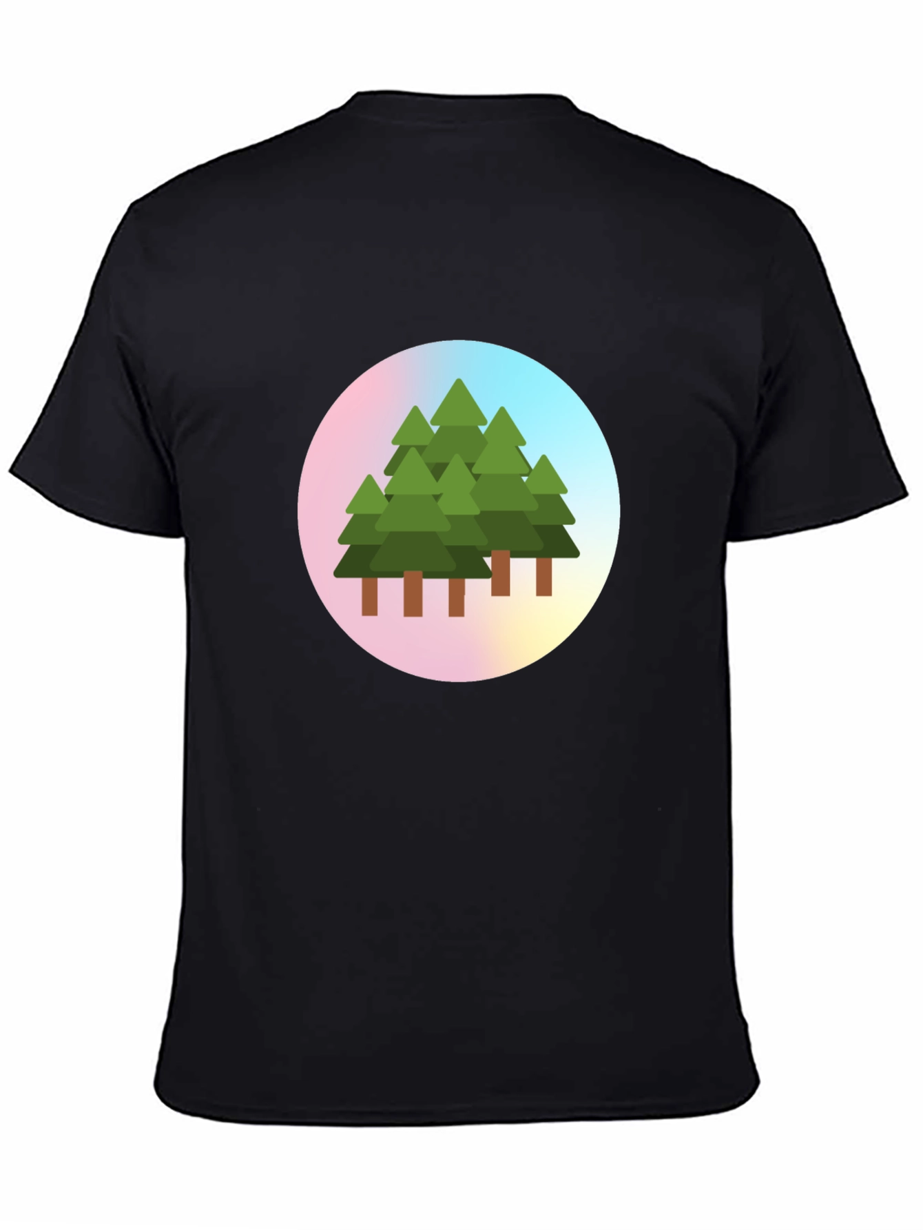 Nature Trees Graphic Print T-Shirt